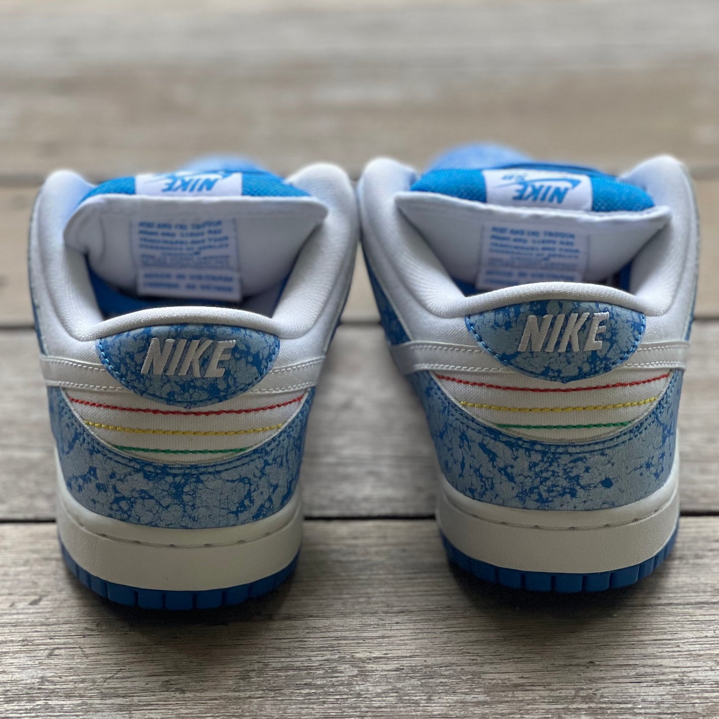 Nike SB Dunk Low Blue Marble Size 8