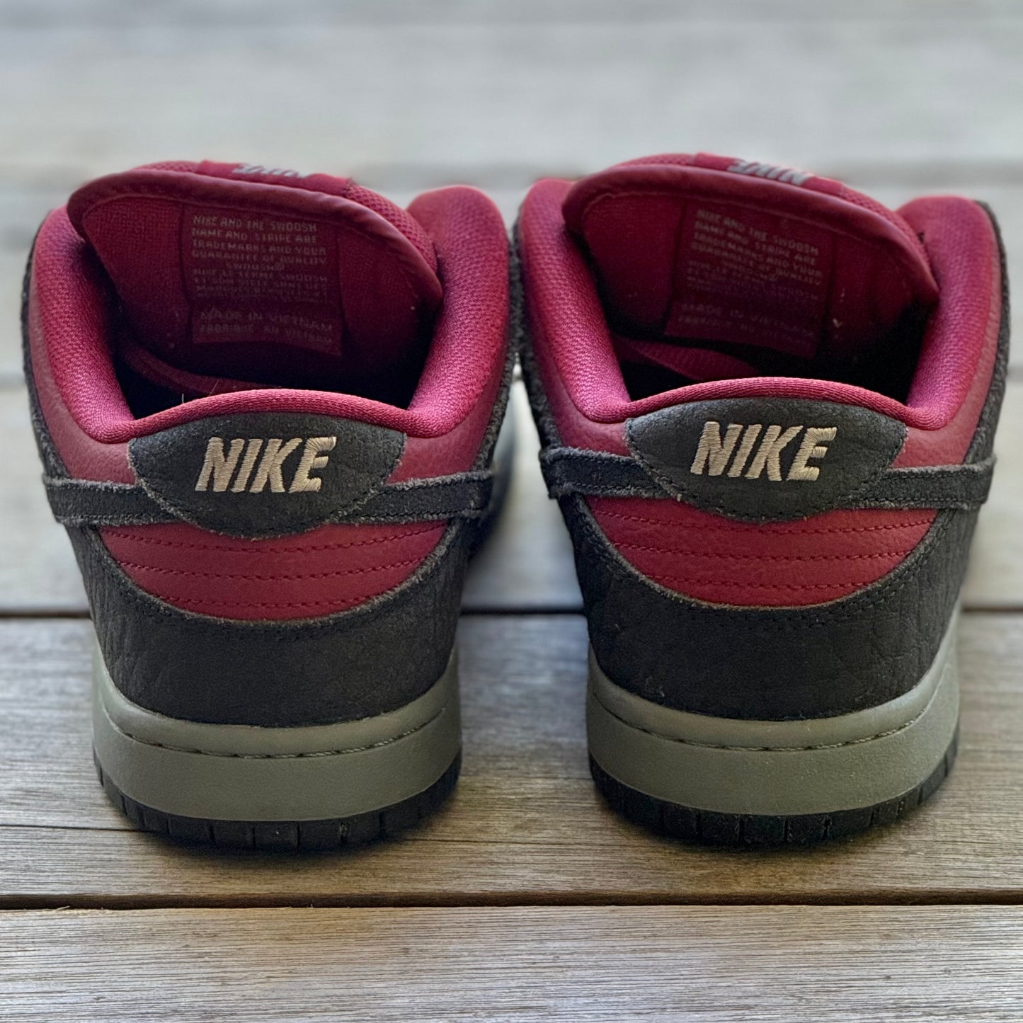 Nike SB Dunk Low Red Wine Size 8
