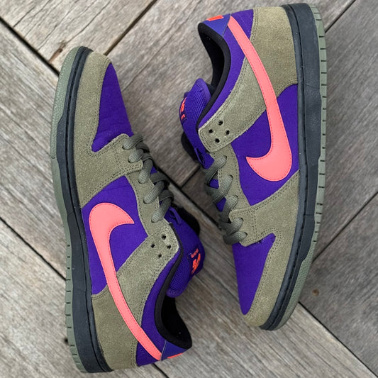 Nike SB Dunk Low Medium Olive Atomic Size 10