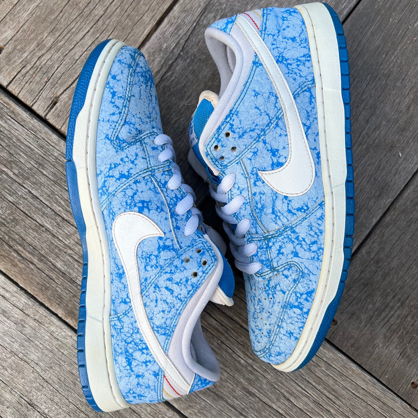 Nike SB Dunk Low Blue Marble Size 11