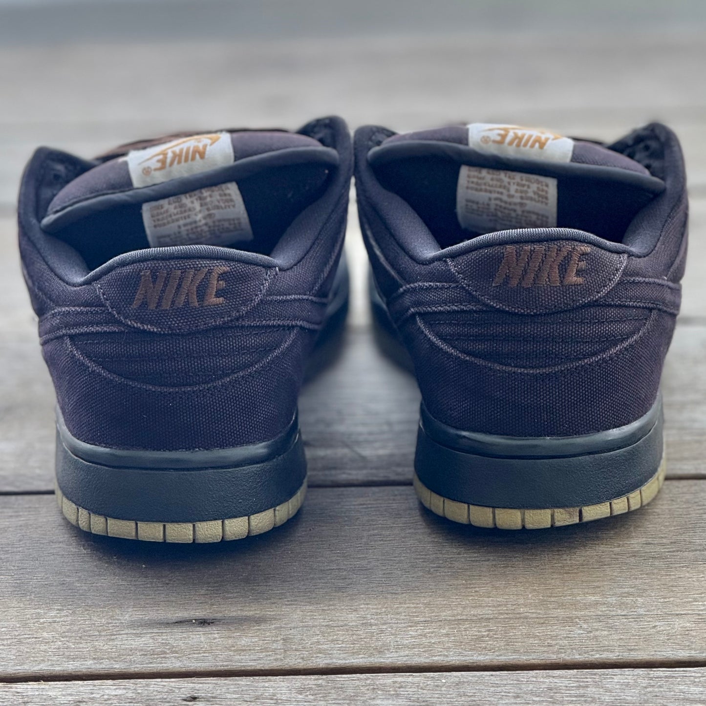 Nike SB Dunk Low Black Carhartt Size 9.5