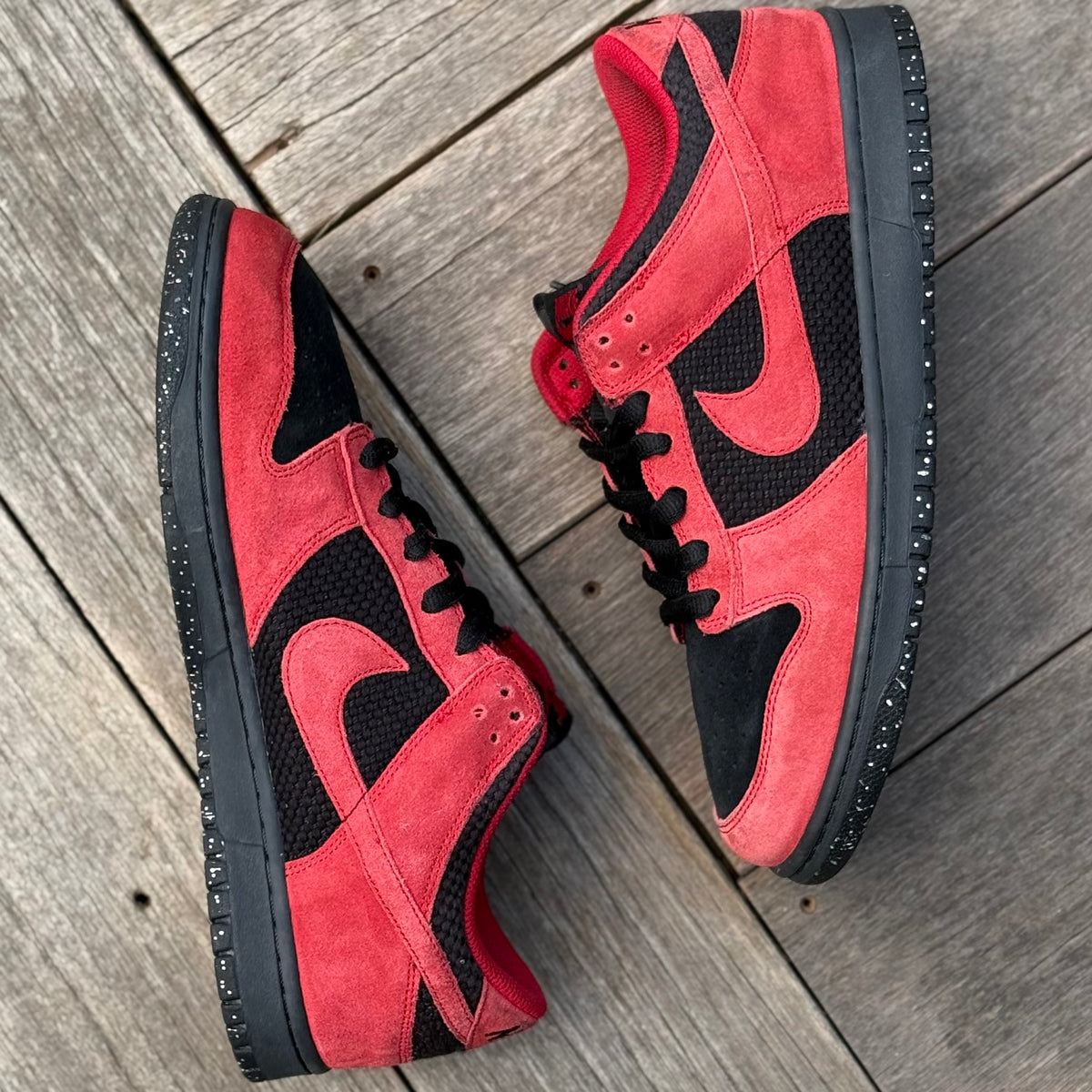 Nike Dunk Low CL ‘Red Lantern’ (Red/Black Hemp) Size 11