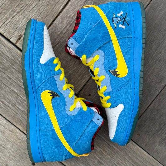 Nike SB Dunk High Blue Ox Familia Size 10