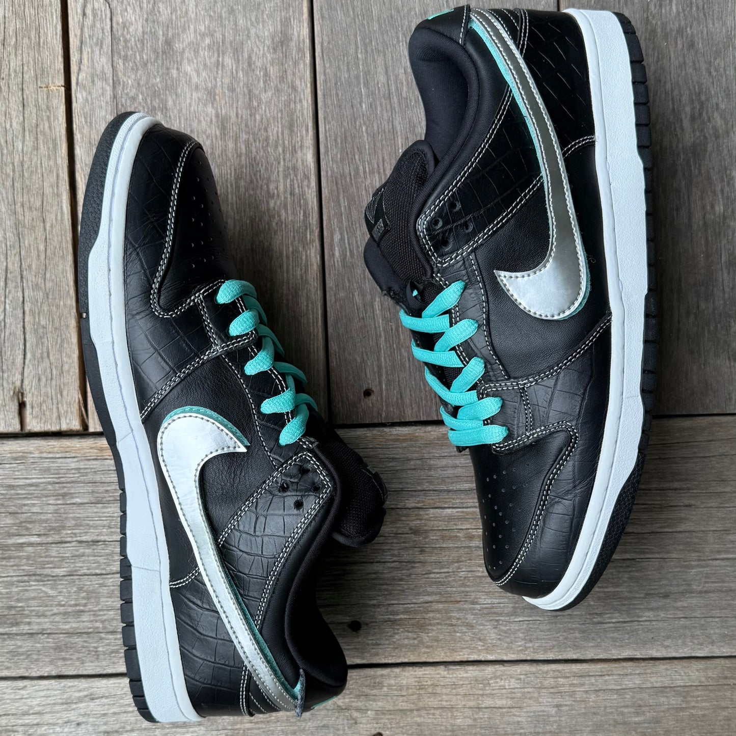 Nike SB Dunk Low Black Diamond Size 11.5