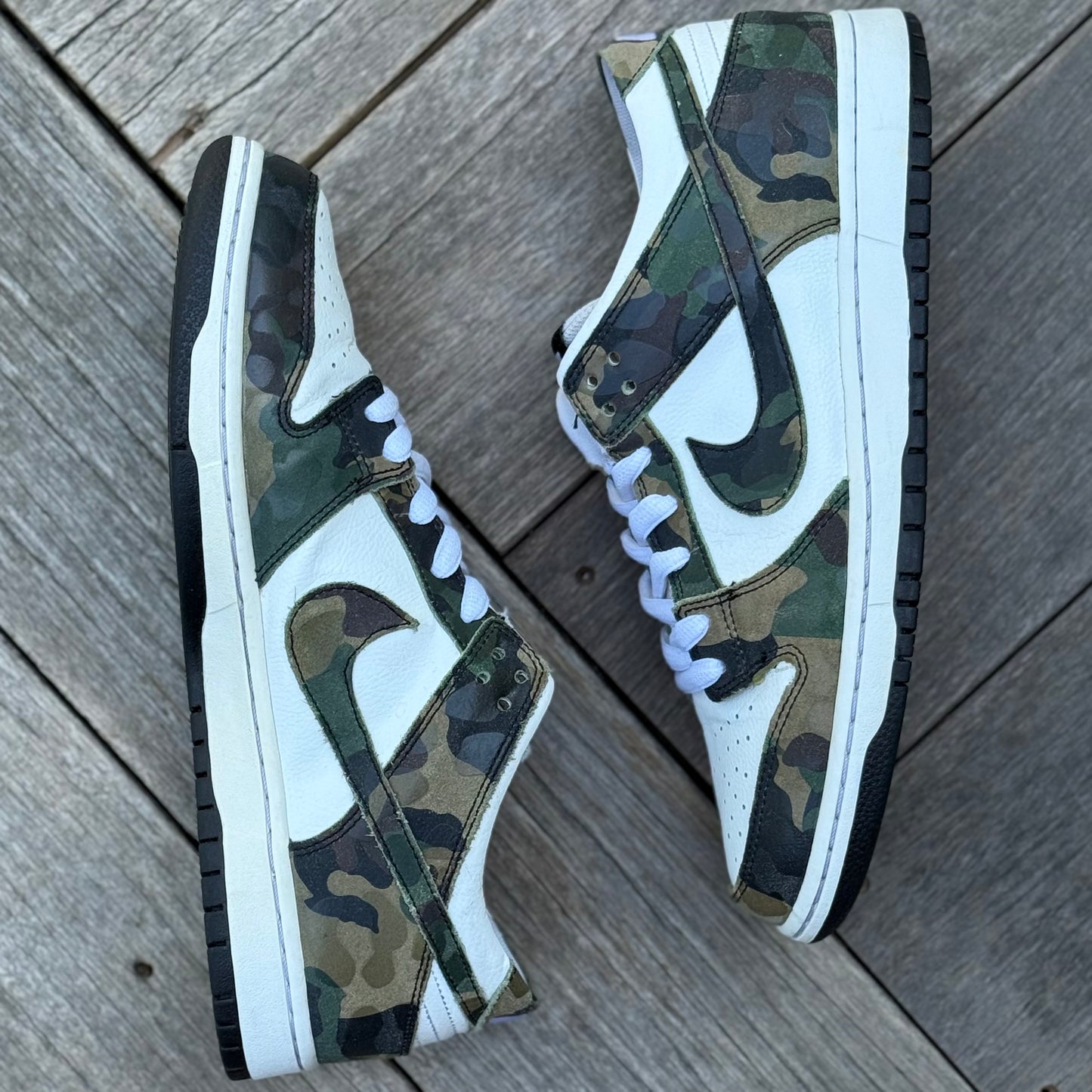 Nike SB Dunk Low Legion Green Camo Size 10.5