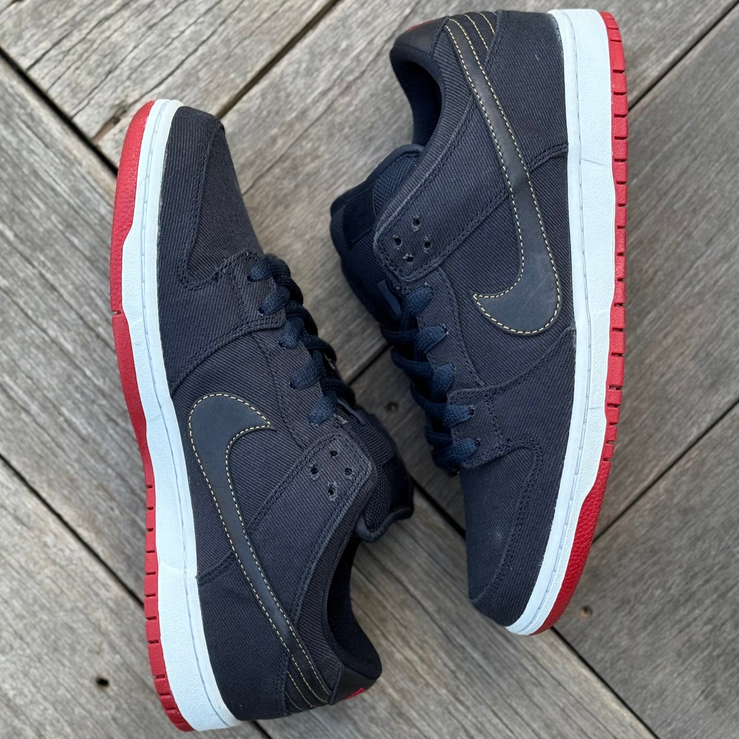Nike SB Dunk Low Navy Levi’s Size 9.5