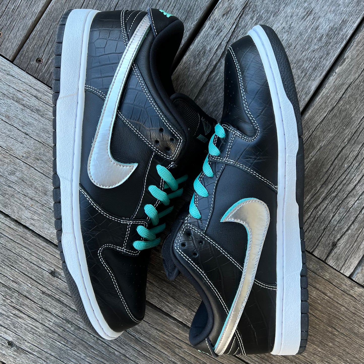 Nike SB Dunk Low Black Diamond Size 12