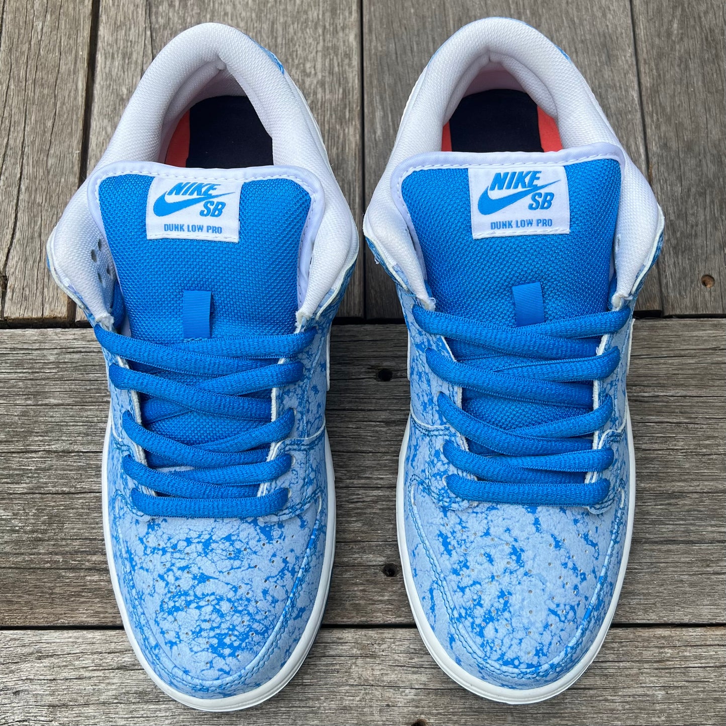 Nike SB Dunk Low Blue Marble Size 8