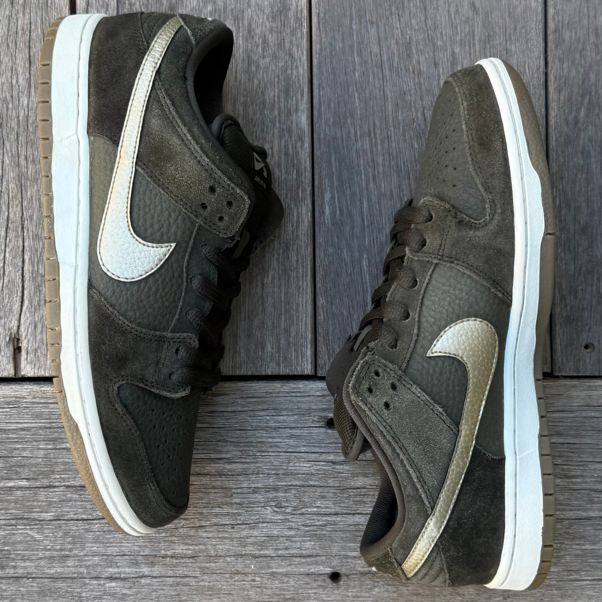 Nike SB Dunk Low Sequoia White Gum Size 8.5