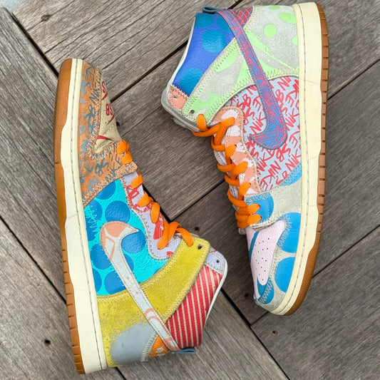 Nike SB Dunk High What the Thomas Campbell Size 13