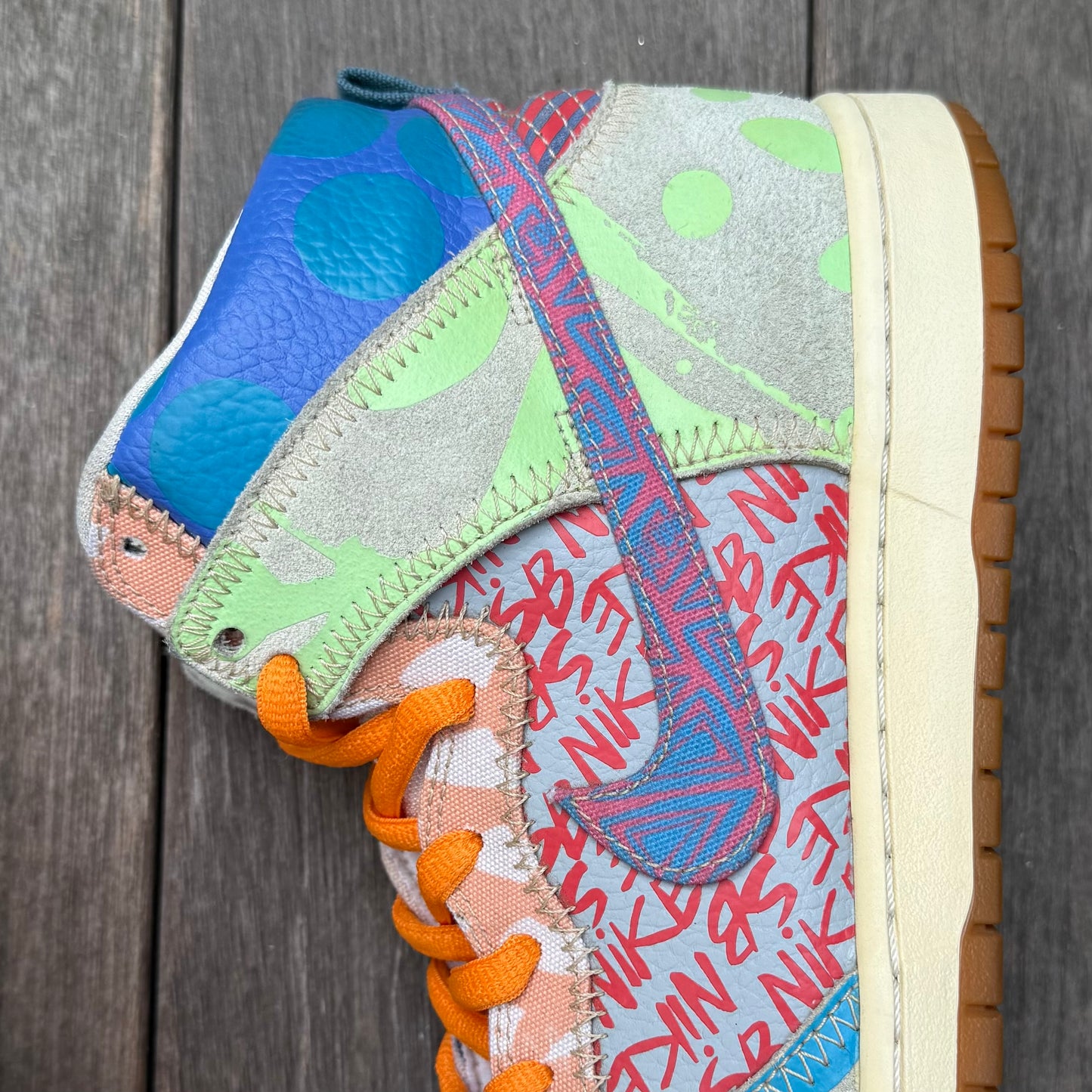 Nike SB Dunk High What the Thomas Campbell Size 13