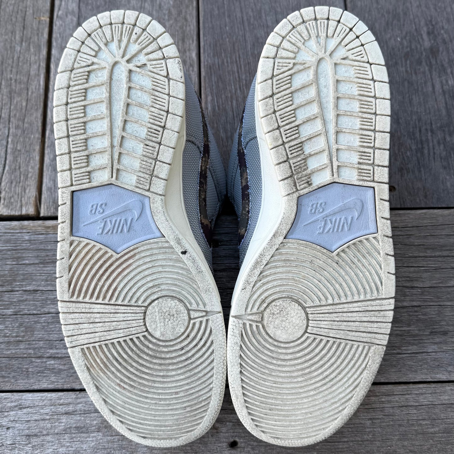 Nike SB Dunk Low Wolf Grey Digi Camo Size 11