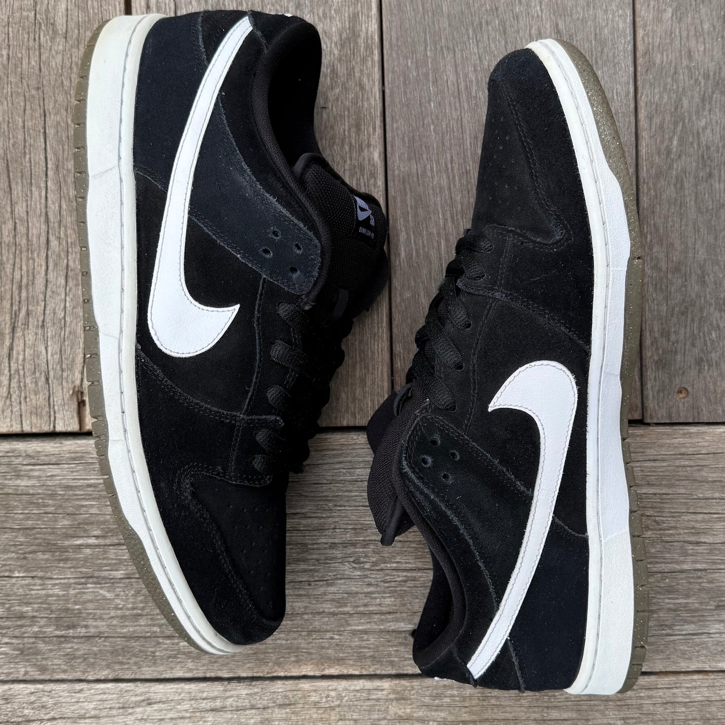 Nike SB Dunk Low Black/White Size 13