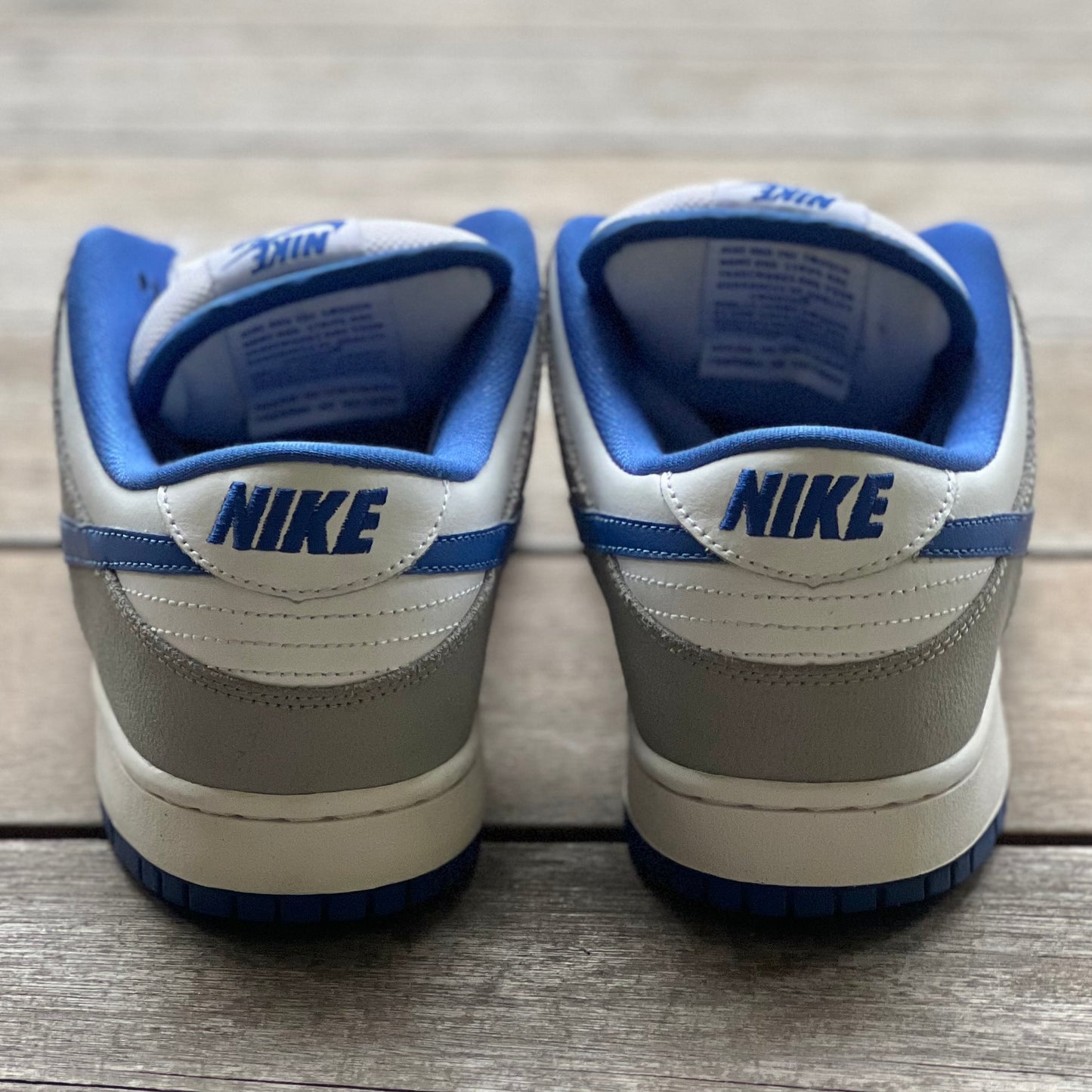 Nike SB Dunk Low Matte Silver Royal Grey Goose Size 9