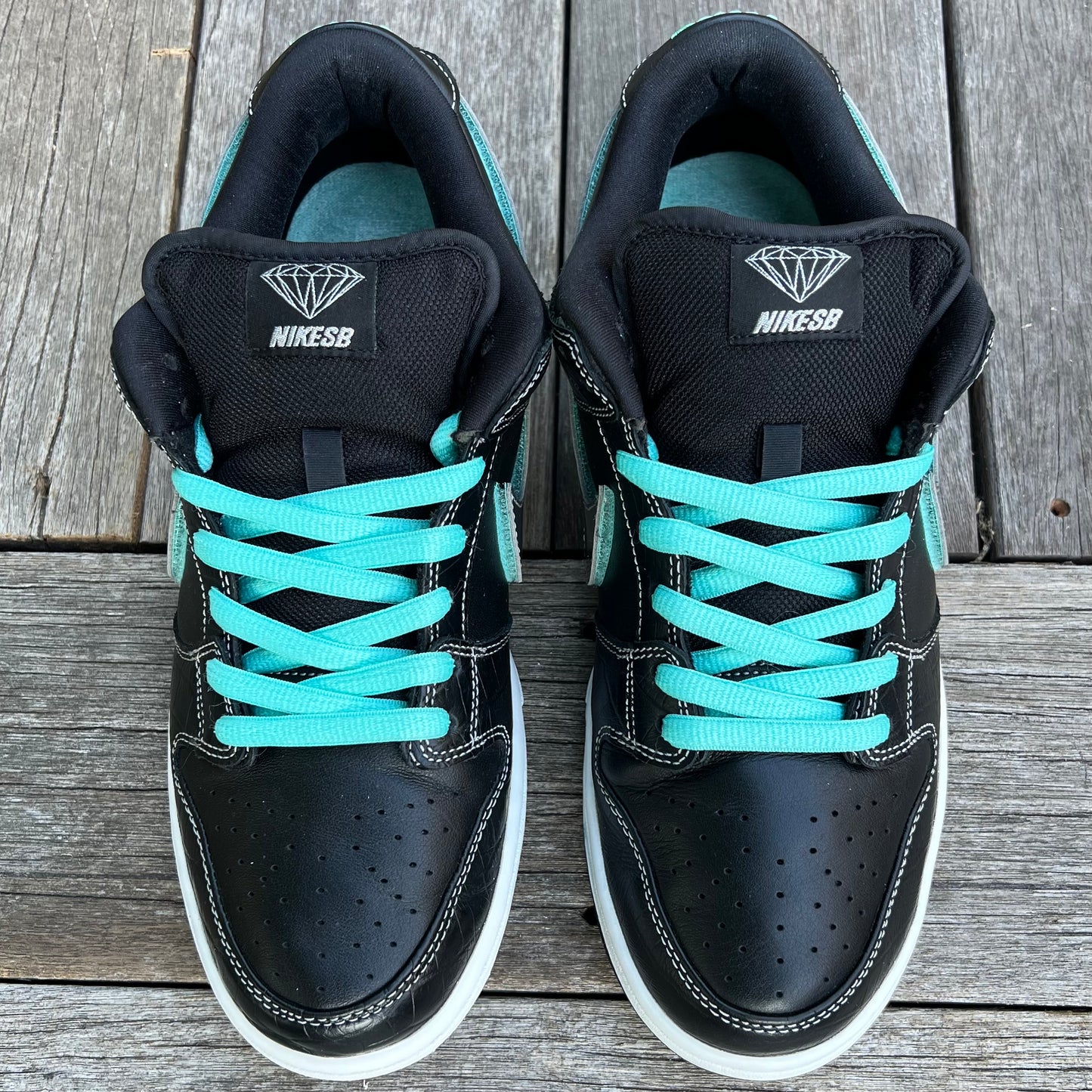 Nike SB Dunk Low Black Diamond Size 10