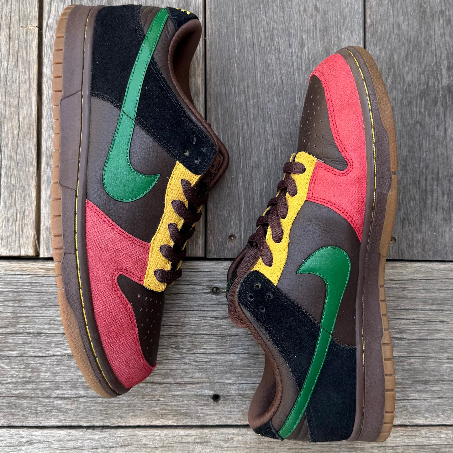 Nike Dunk Low 6.0 Rasta Size 10.5