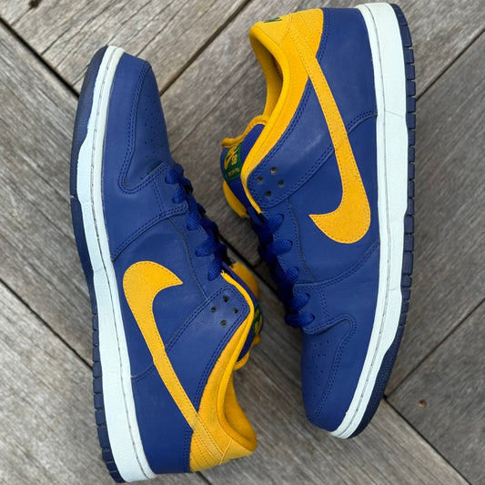 Nike SB Dunk Low Midas Gold Brazil Size 11