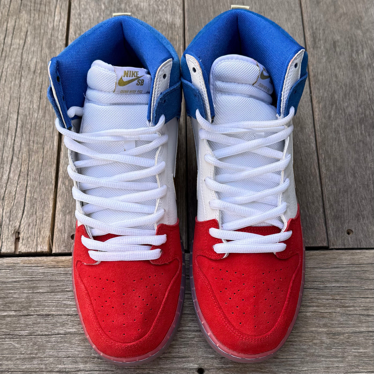 Nike SB Dunk High Tricolor Size 12