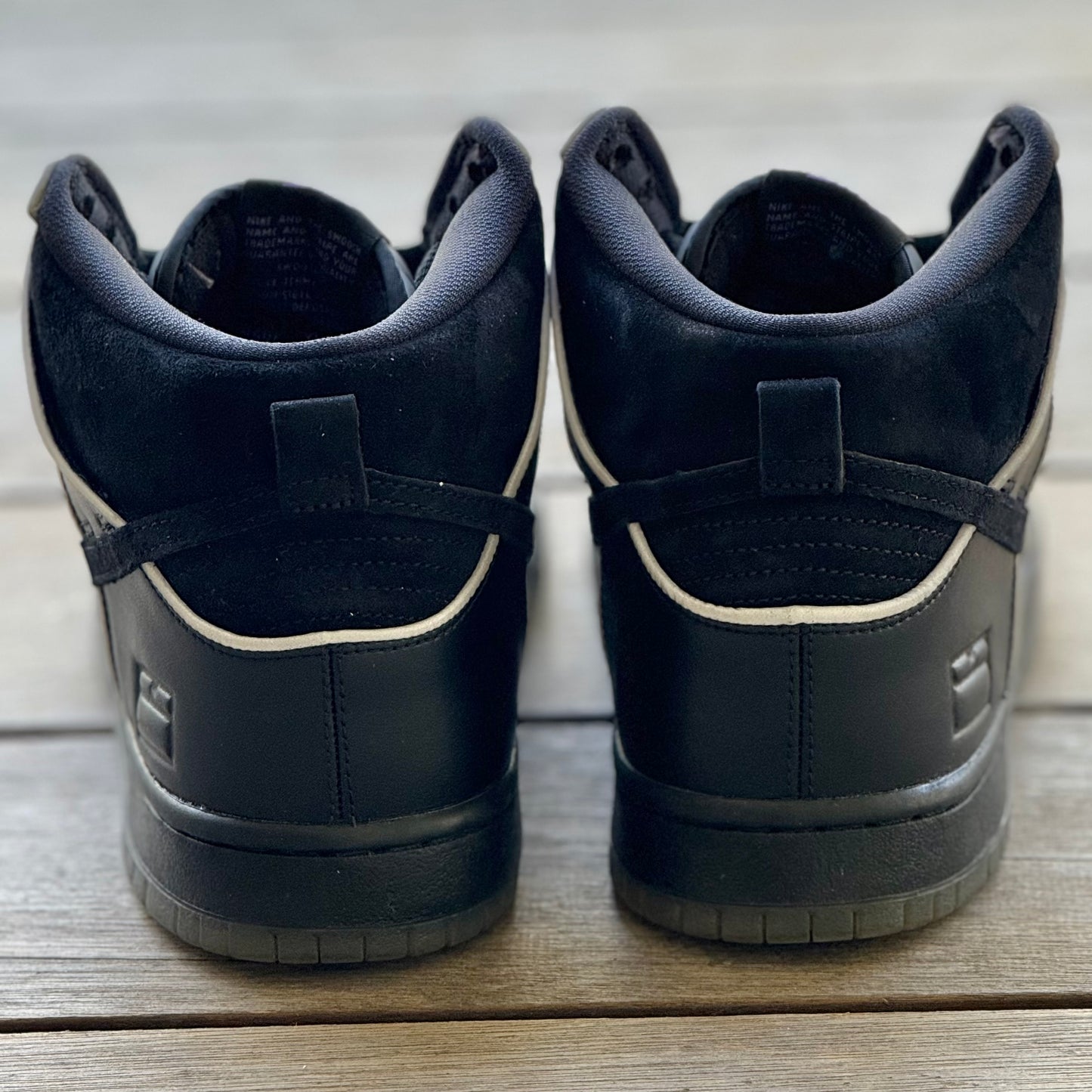 Nike SB Dunk High Black/Purple Box Size 9