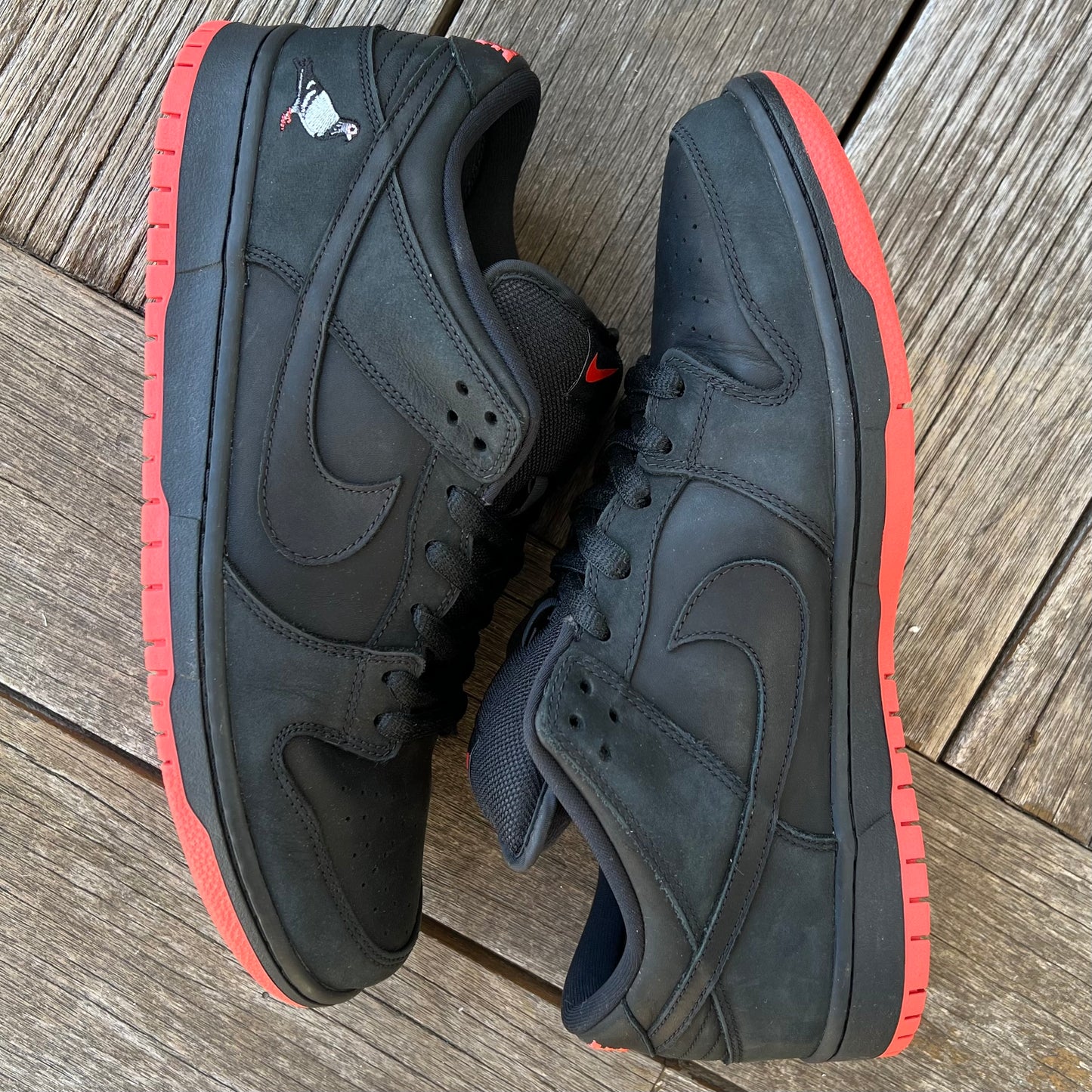 Nike SB Dunk Low Black Pigeon Size 12