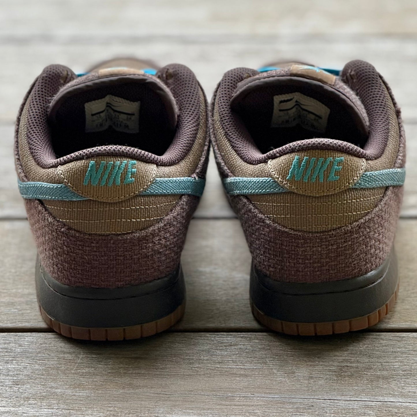 Nike Dunk Low 6.0 Baroque Brown Mineral Blue Hemp Size 10