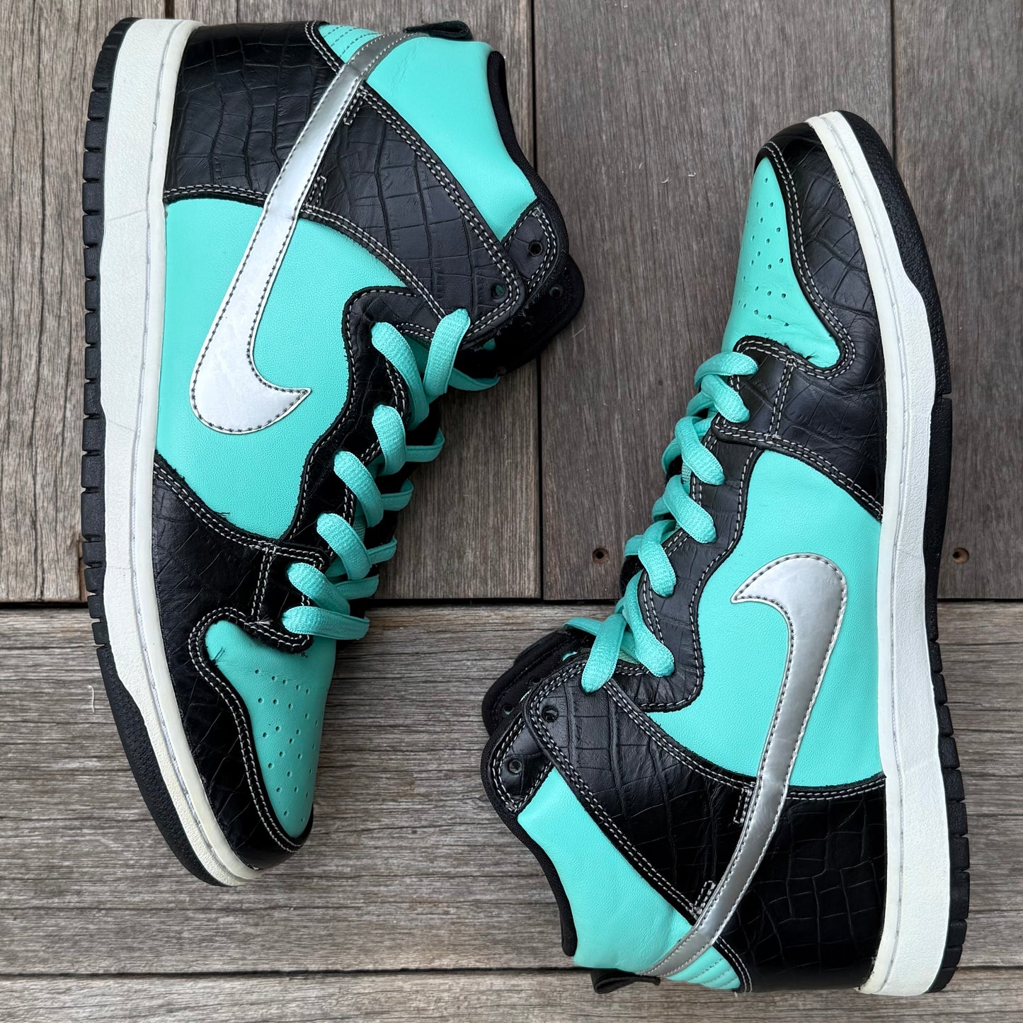 Nike SB Dunk High Tiffany Diamond Size 11