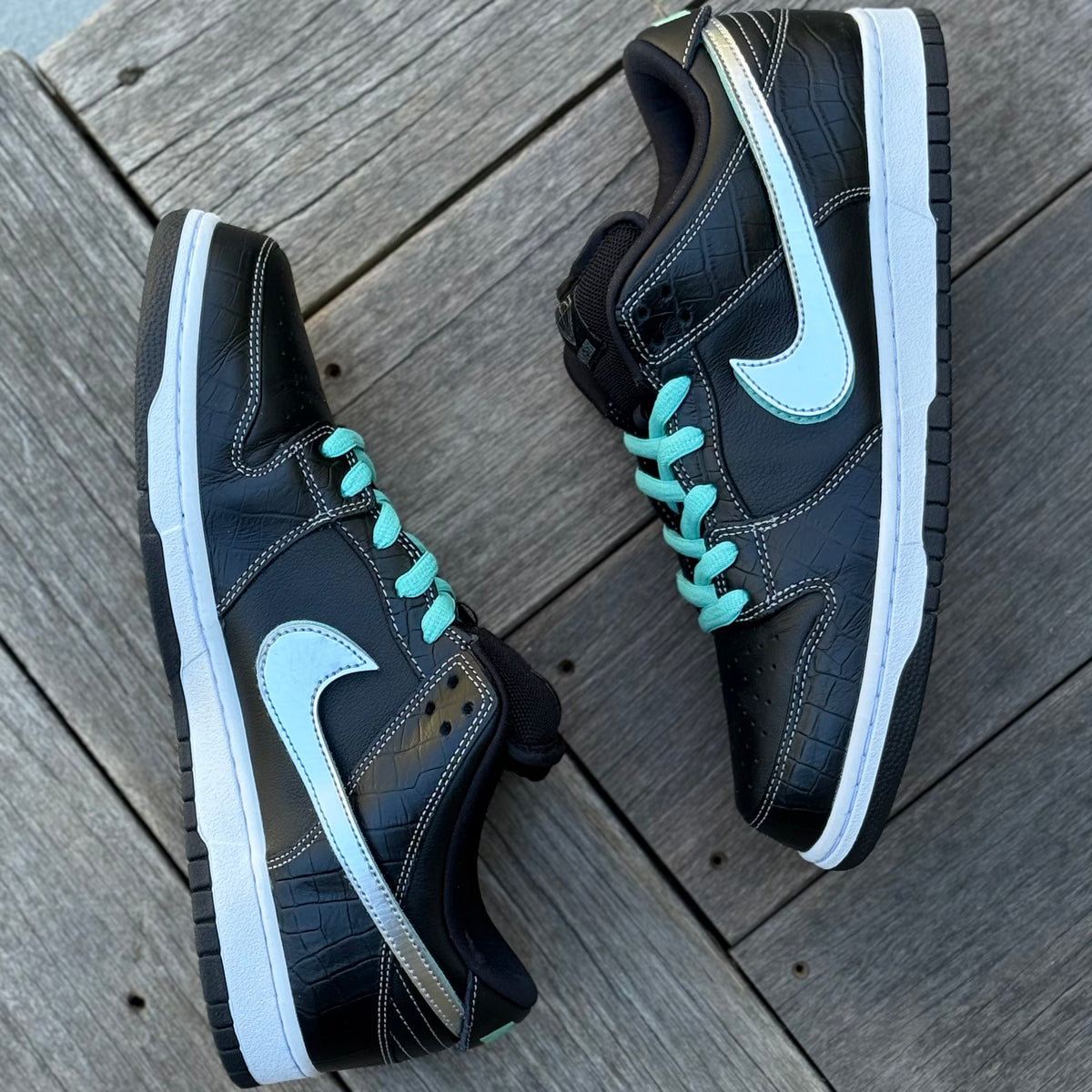 Nike SB Dunk Low Black Diamond Size 11