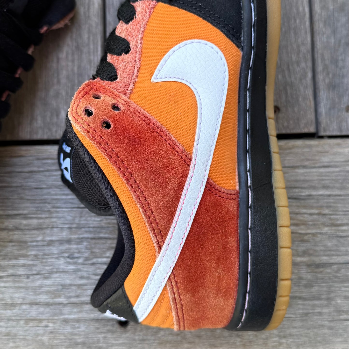 Nike SB Dunk Low Reverse RayGun Cinnabar Size 8.5