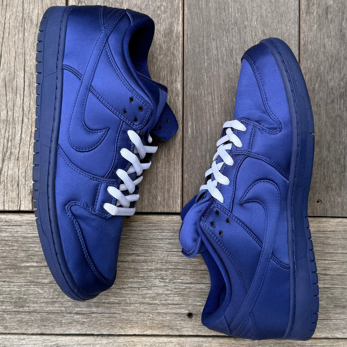 Nike SB Dunk Low NBA Deep Royal Blue Satin Size 13