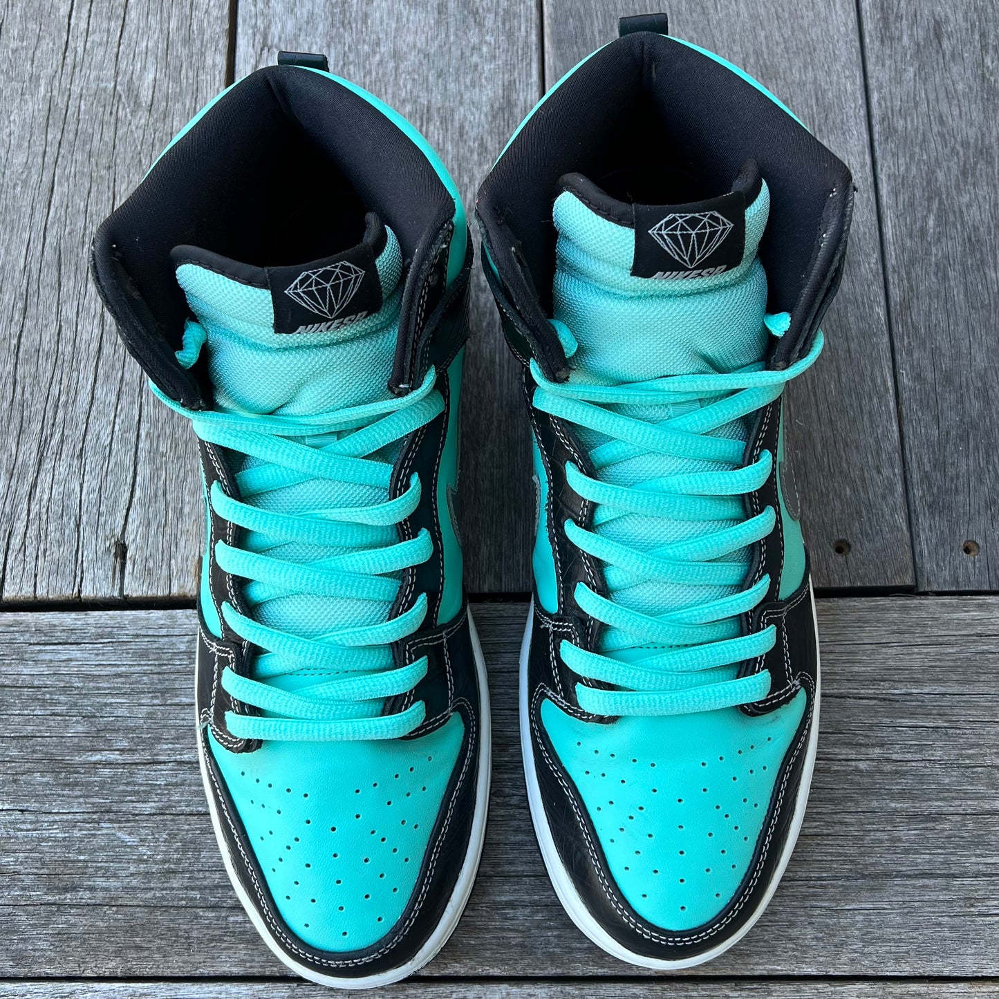 Nike SB Dunk High Tiffany Diamond Size 12