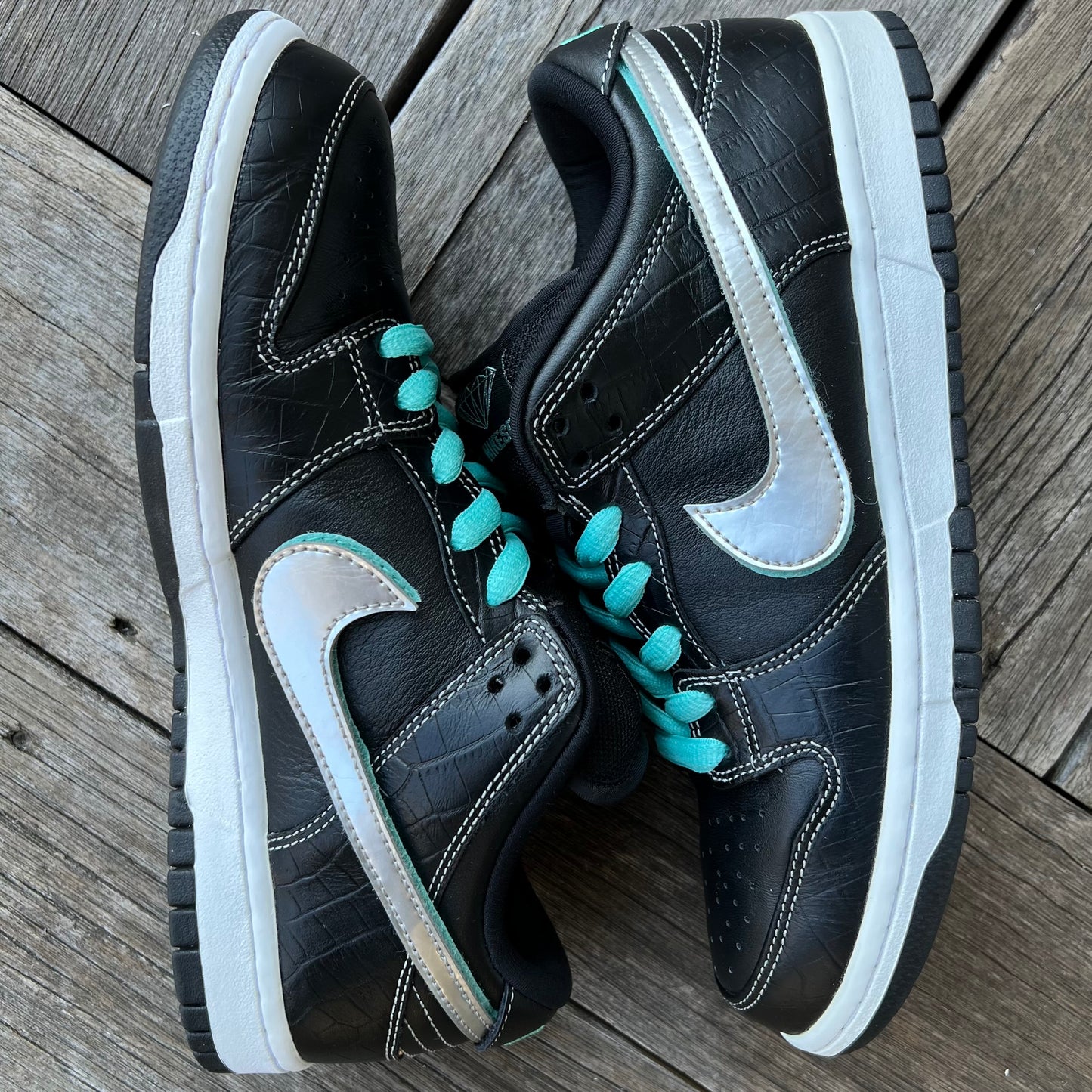 Nike SB Dunk Low Black Diamond Size 8.5