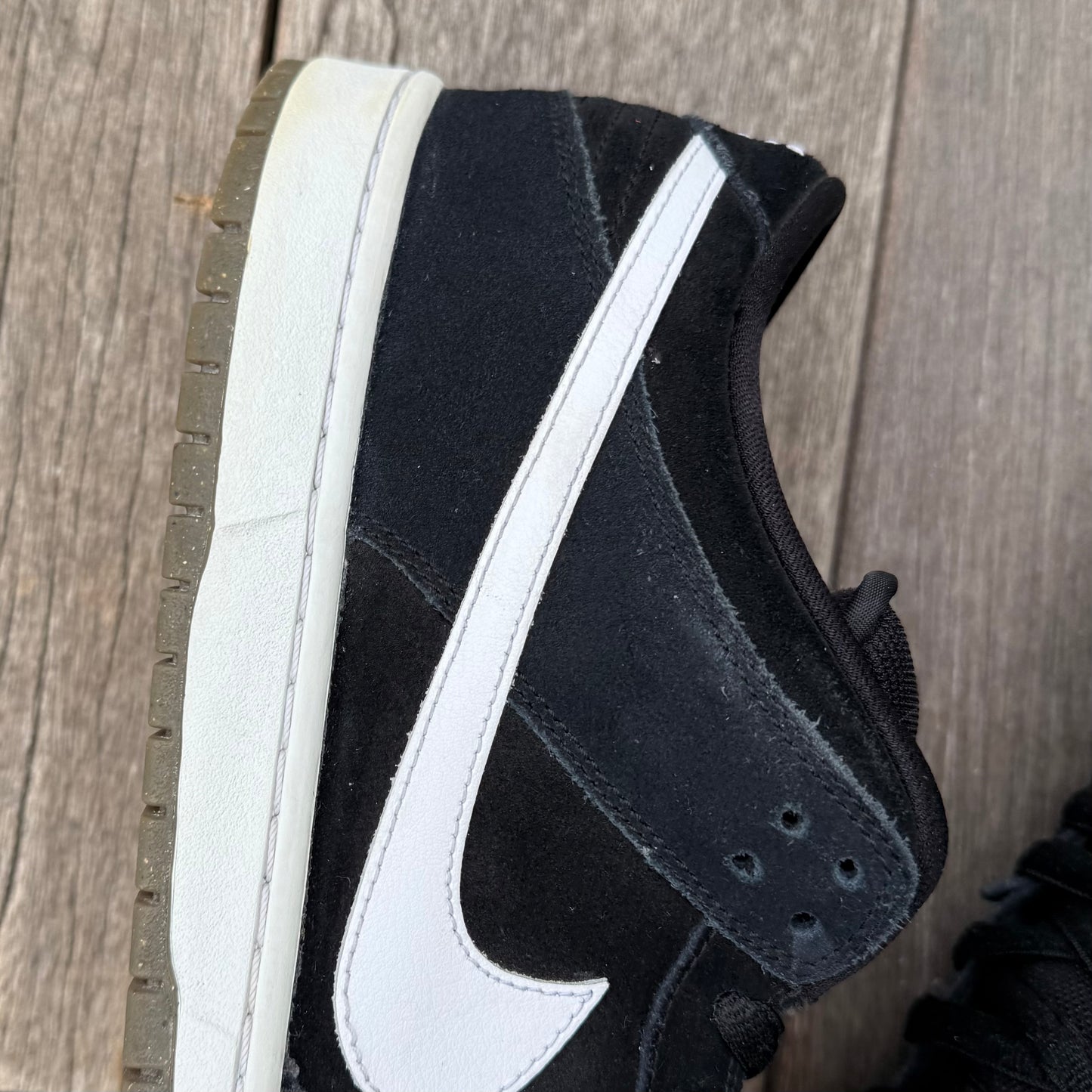 Nike SB Dunk Low Black/White Size 13