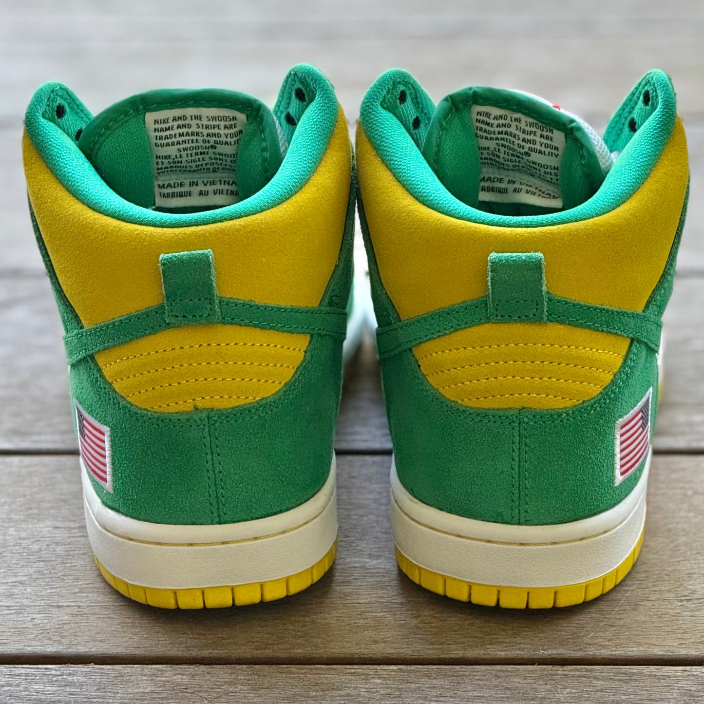 Nike SB Dunk High Oakland A’s Size 8