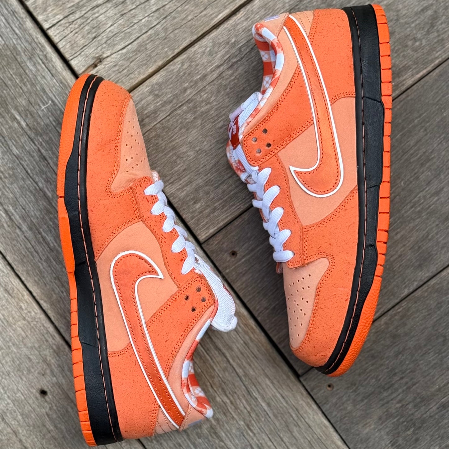 Nike SB Dunk Low Orange Lobster Size 10