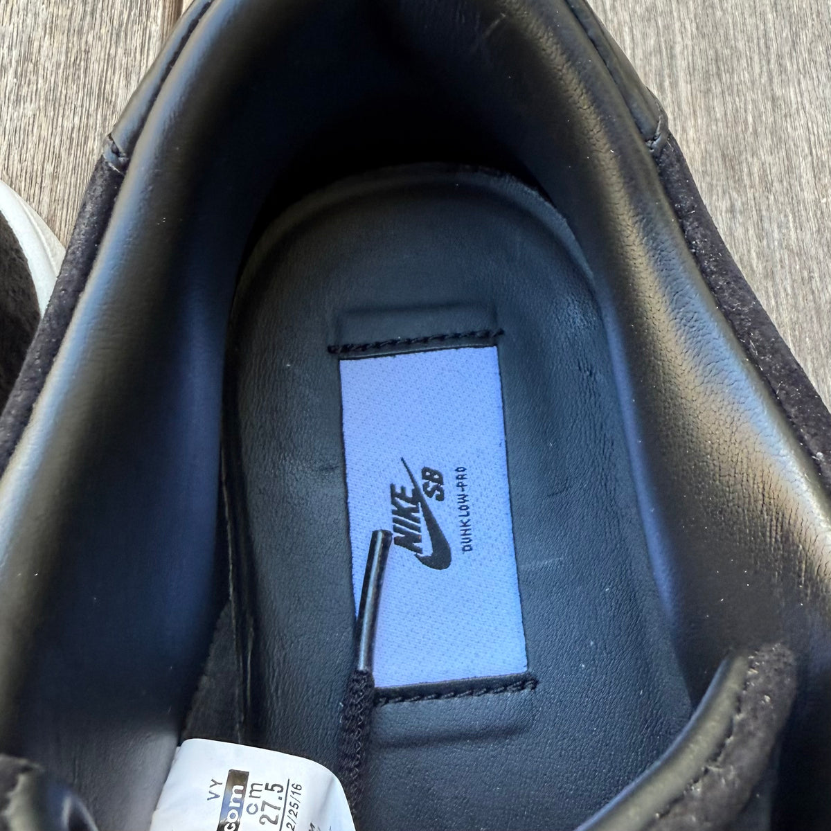 Nike SB Dunk Low Elite Black Gum Size 9.5