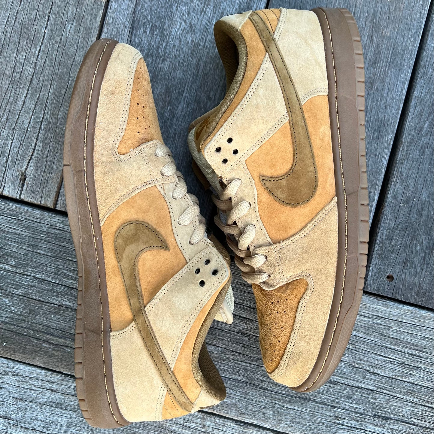 Nike SB Dunk Low Reverse Wheat Forbes Size 10.5