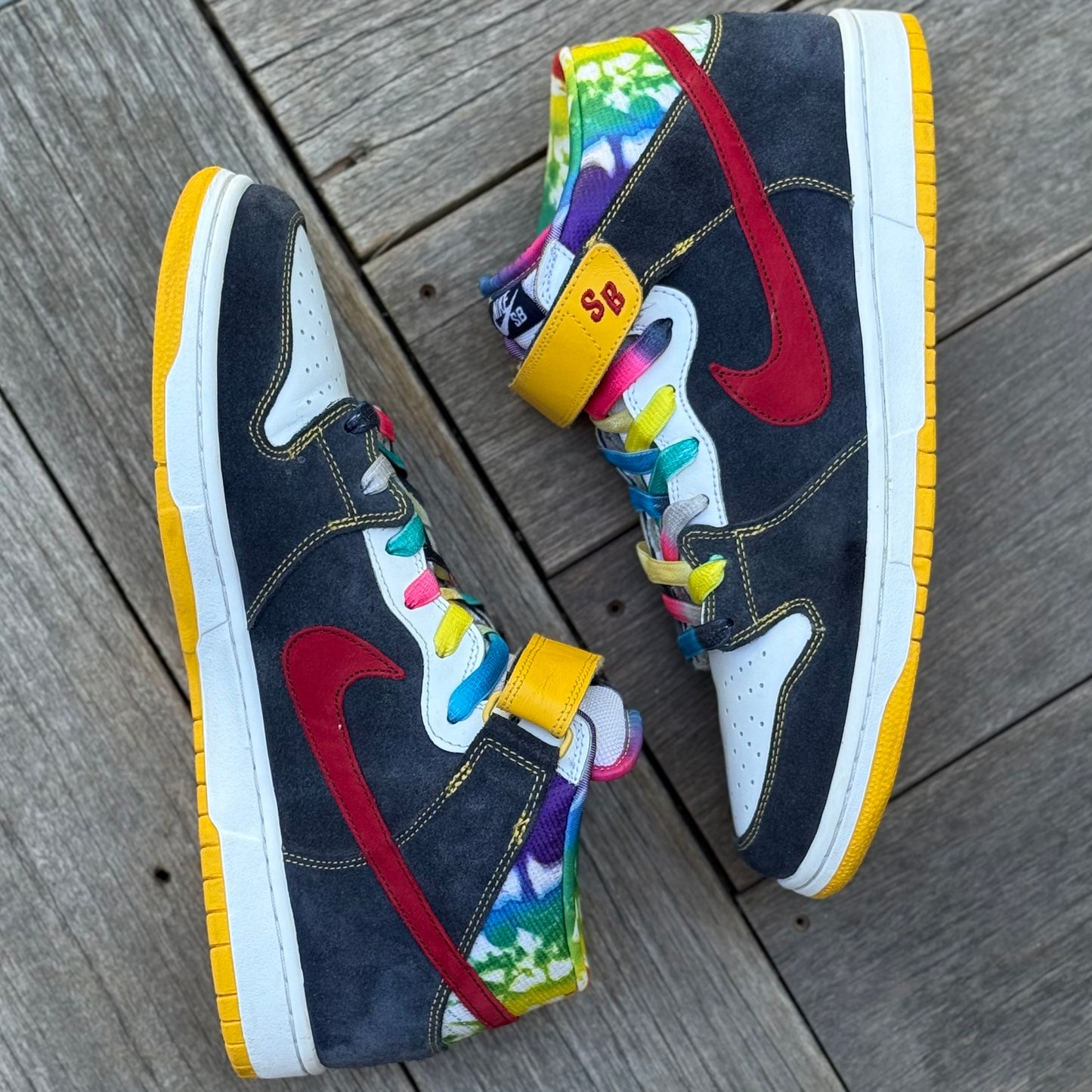 Nike SB Dunk Mid Tie Dye Size 13