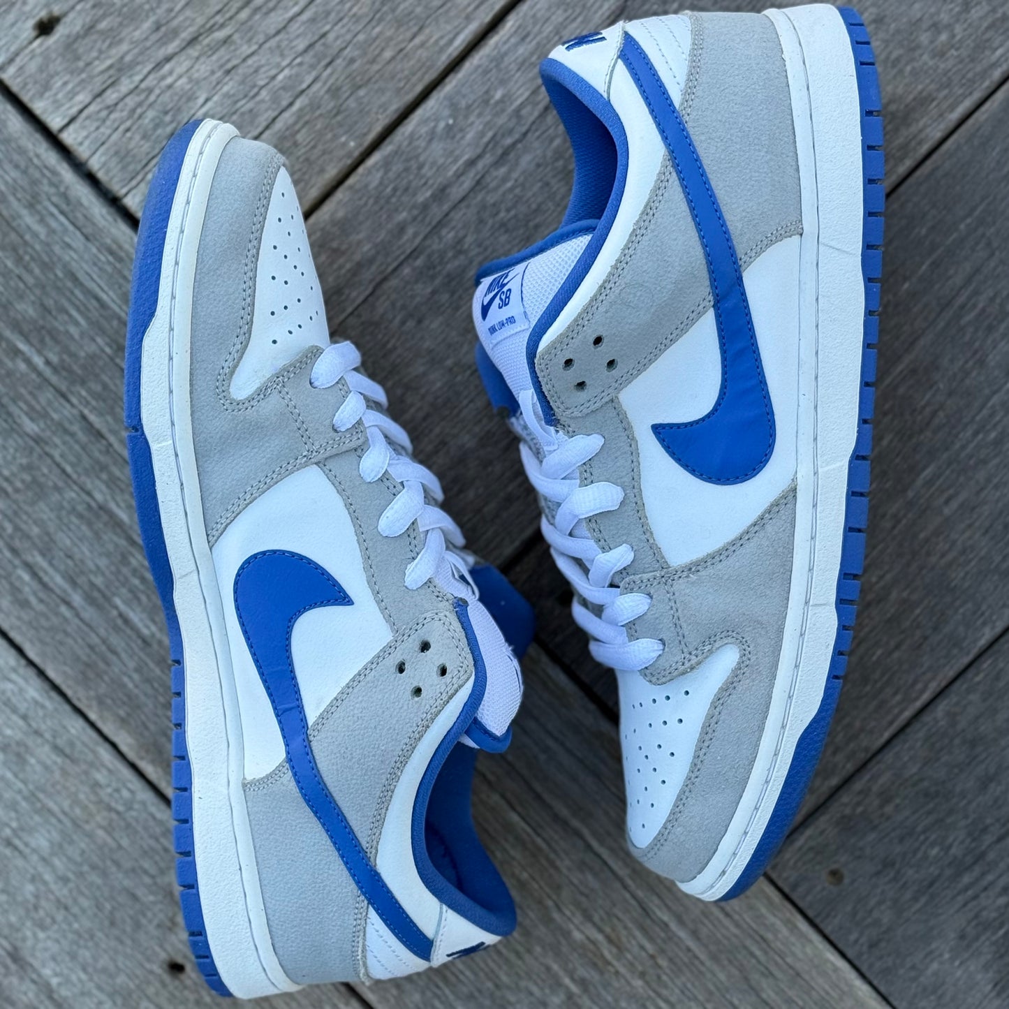Nike SB Dunk Low Matte Silver Grey Goose Size 10.5