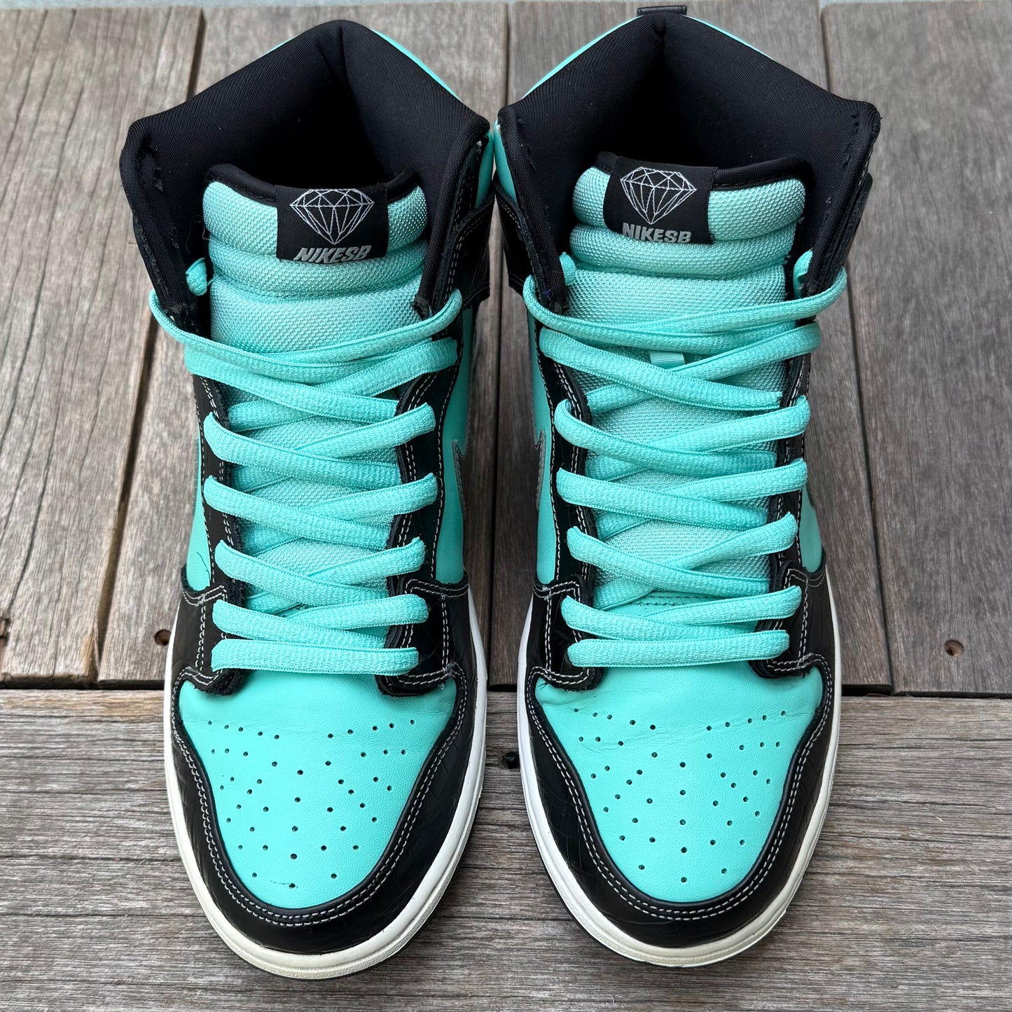 Nike SB Dunk High Tiffany Diamond Size 11