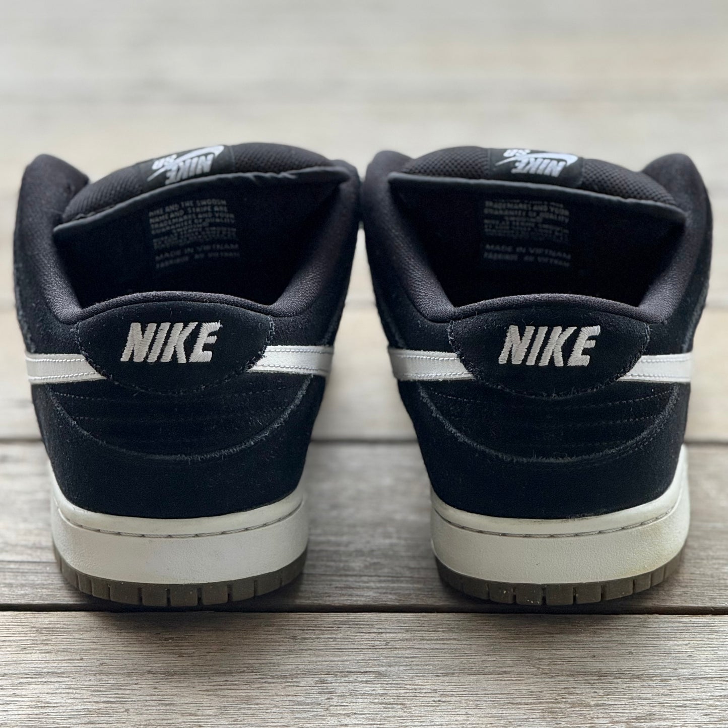 Nike SB Dunk Low Black/White Size 13