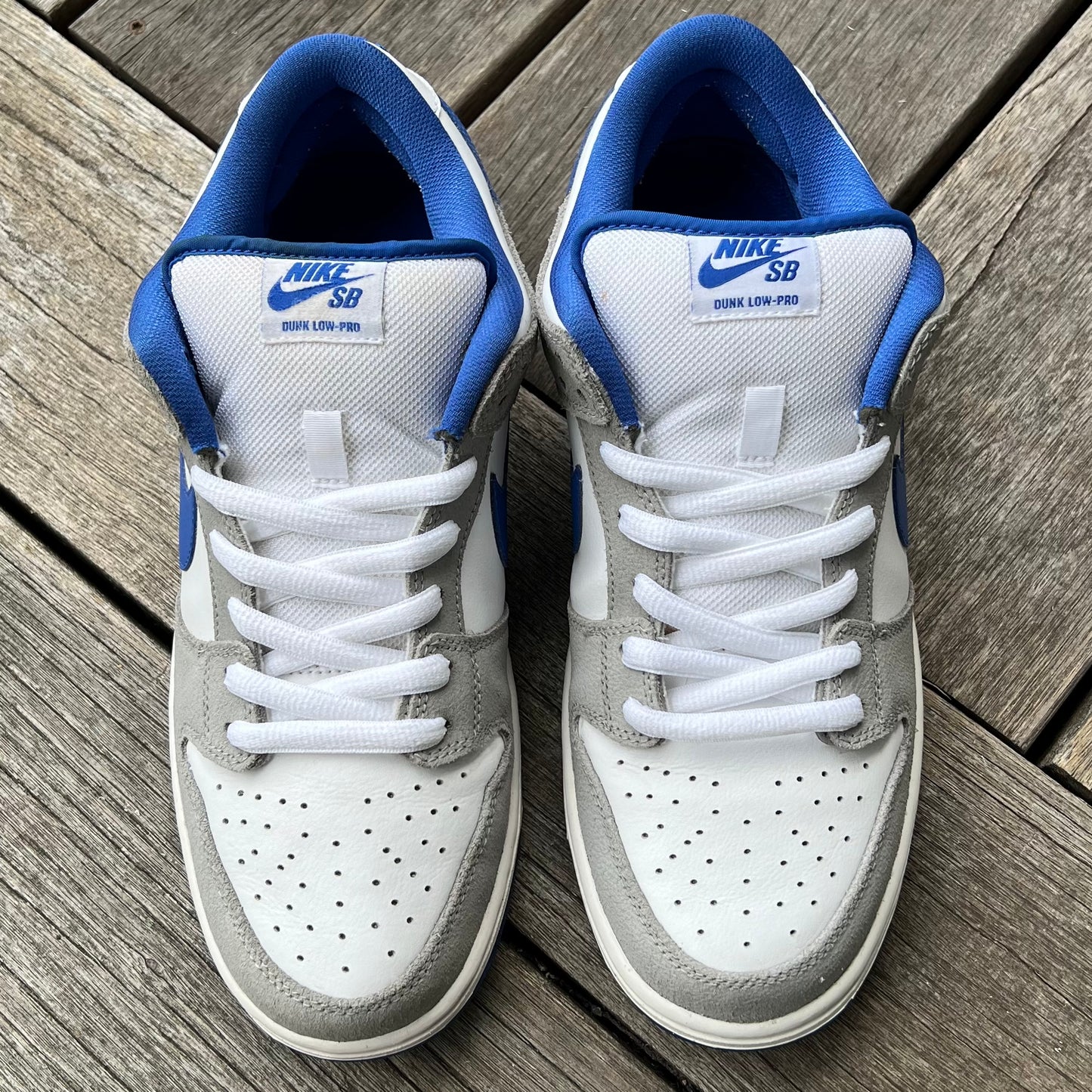 Nike SB Dunk Low Matte Silver Royal Grey Goose Size 10