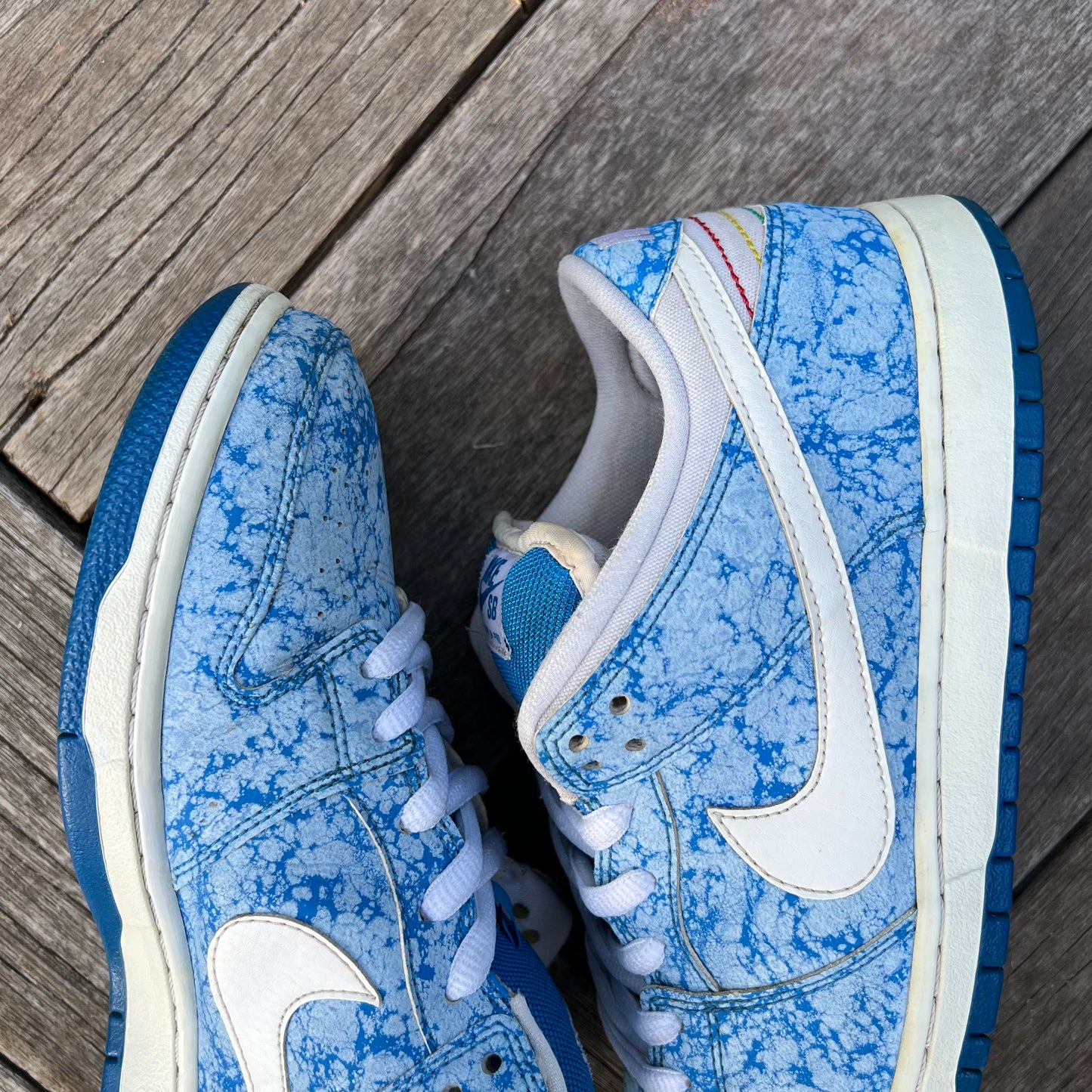 Nike SB Dunk Low Blue Marble Size 11