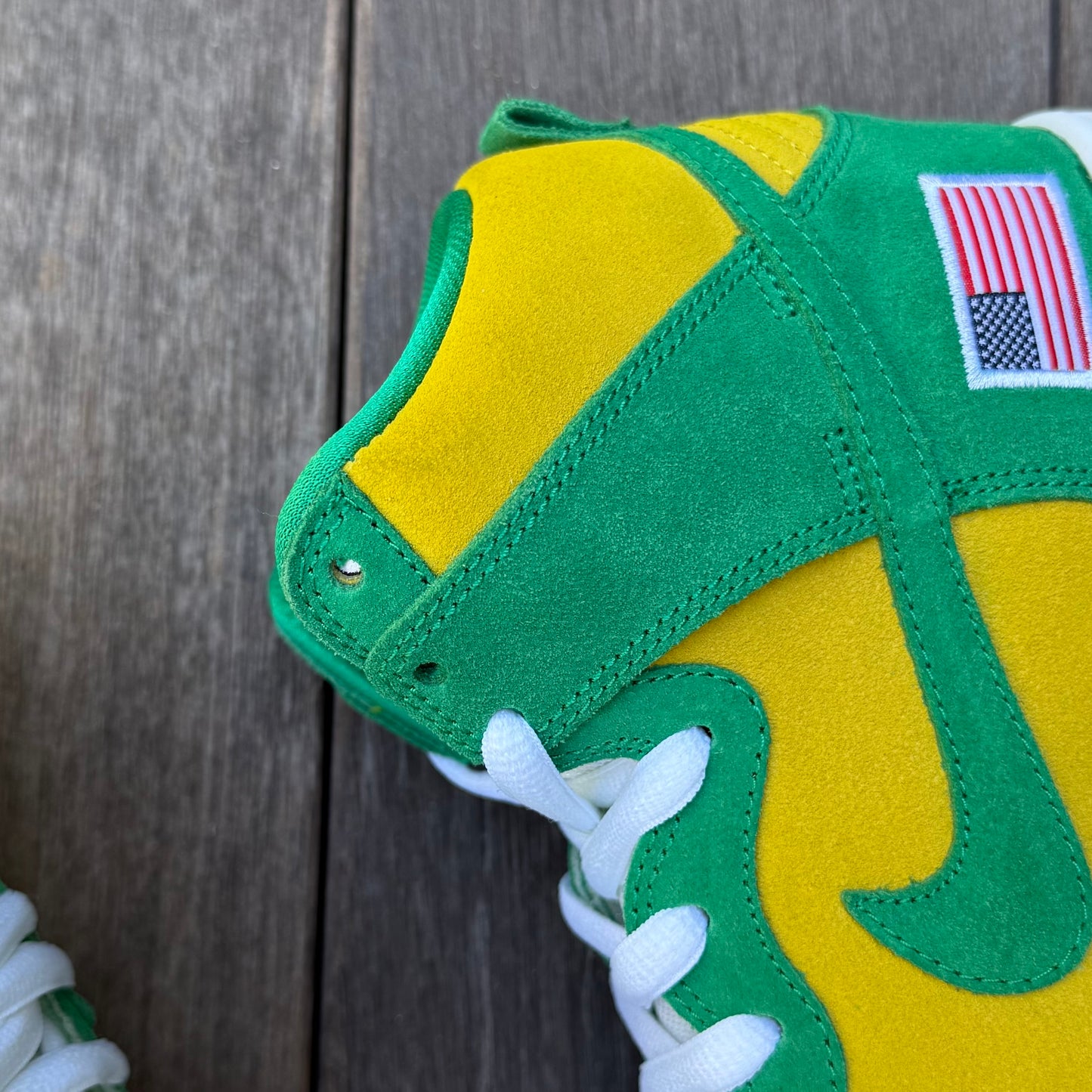 Nike SB Dunk High Oakland A’s Size 8