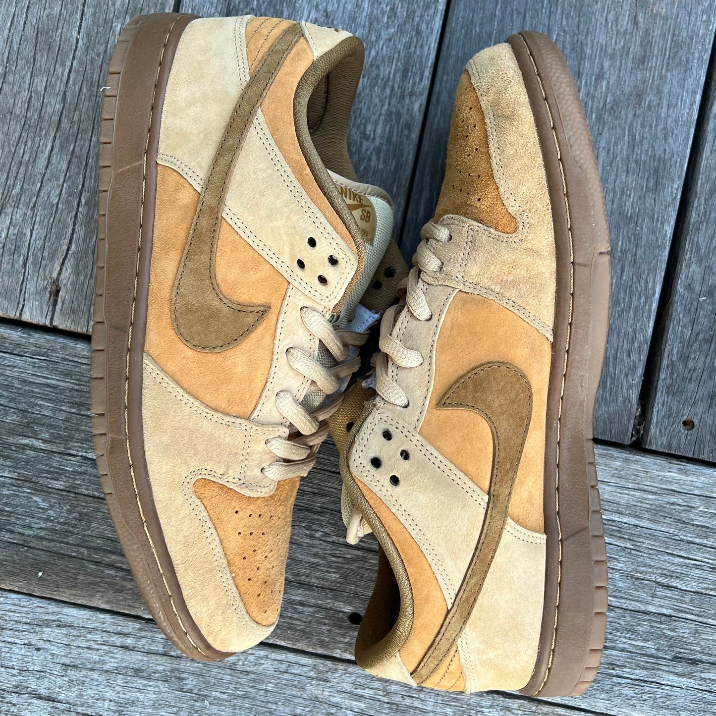 Nike SB Dunk Low Reverse Wheat Forbes Size 10.5