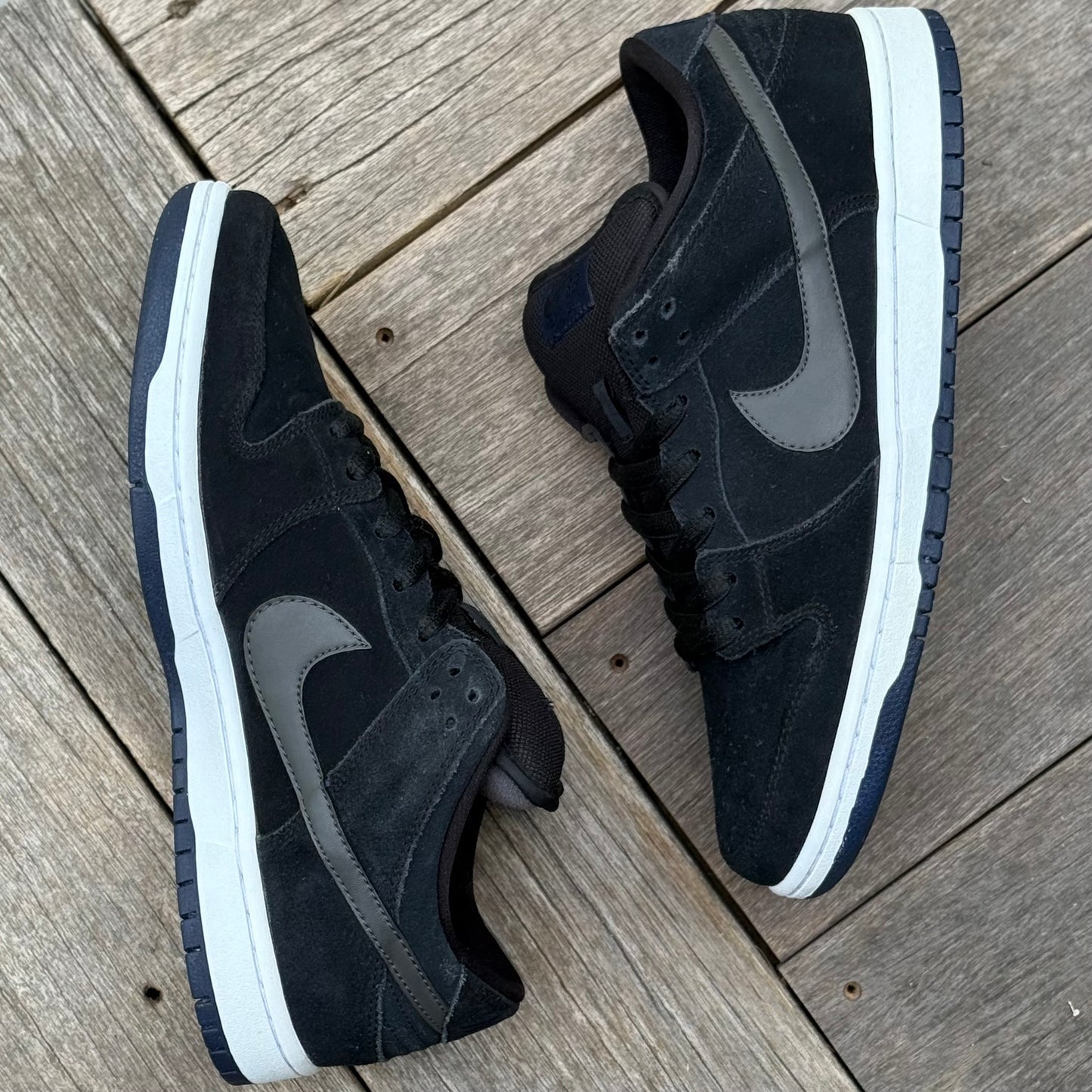Nike SB Dunk Low Black Midnight Fog Size 10