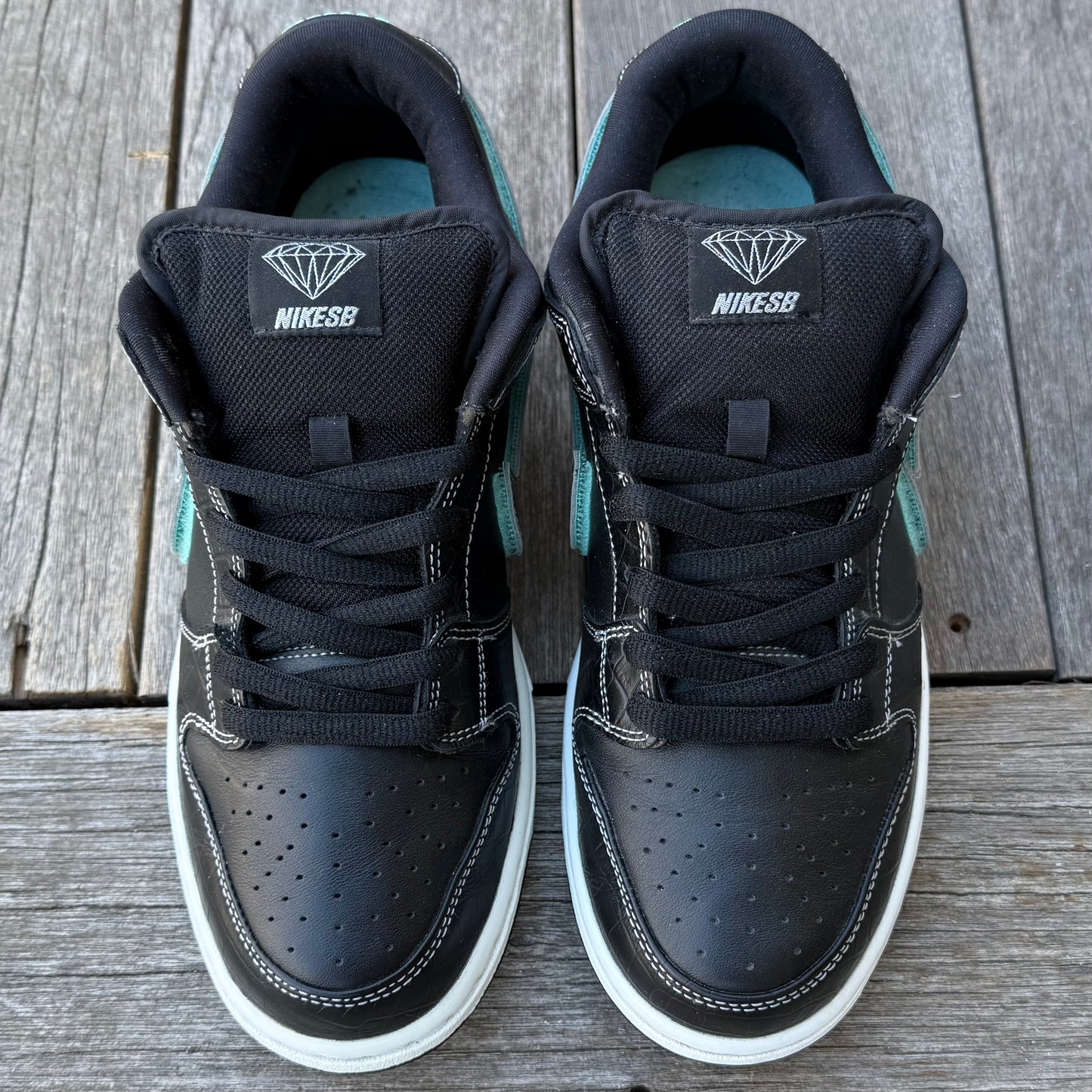 Nike SB Dunk Low Black Diamond Size 9