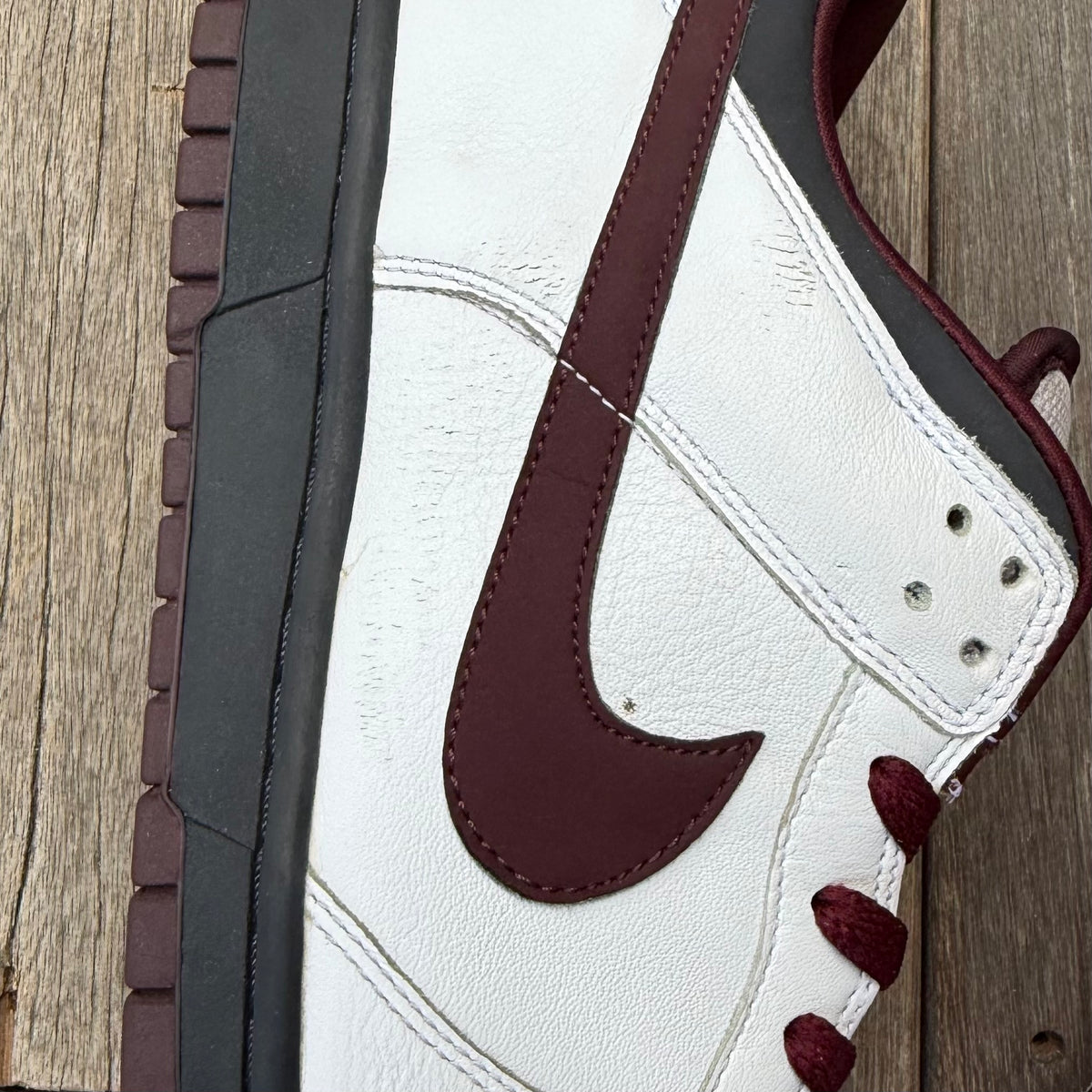 Nike Dunk Low 6.0 White New Redwood Anthracite Size 12