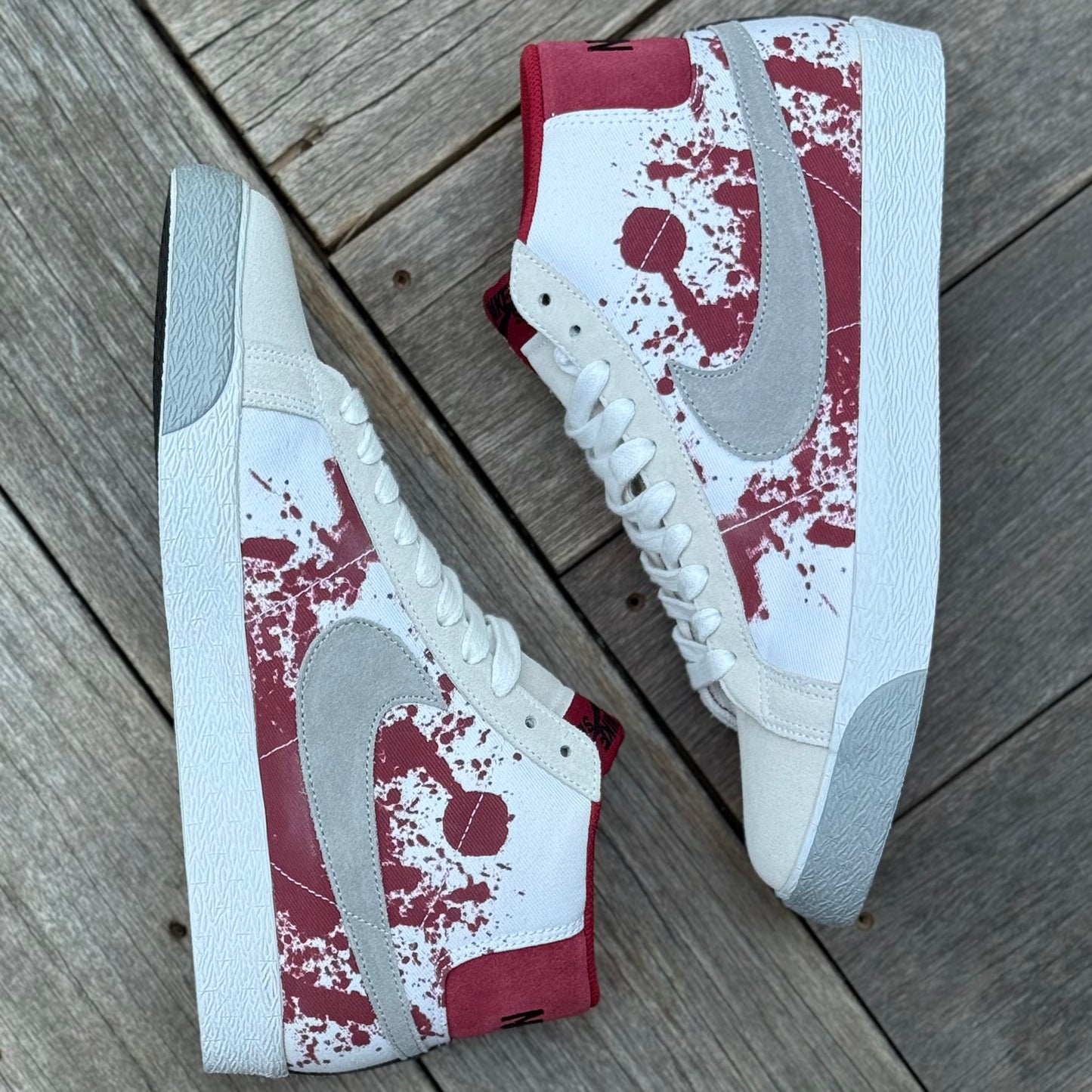 Nike SB Blazer Blood Splatter/Dexter Size 11