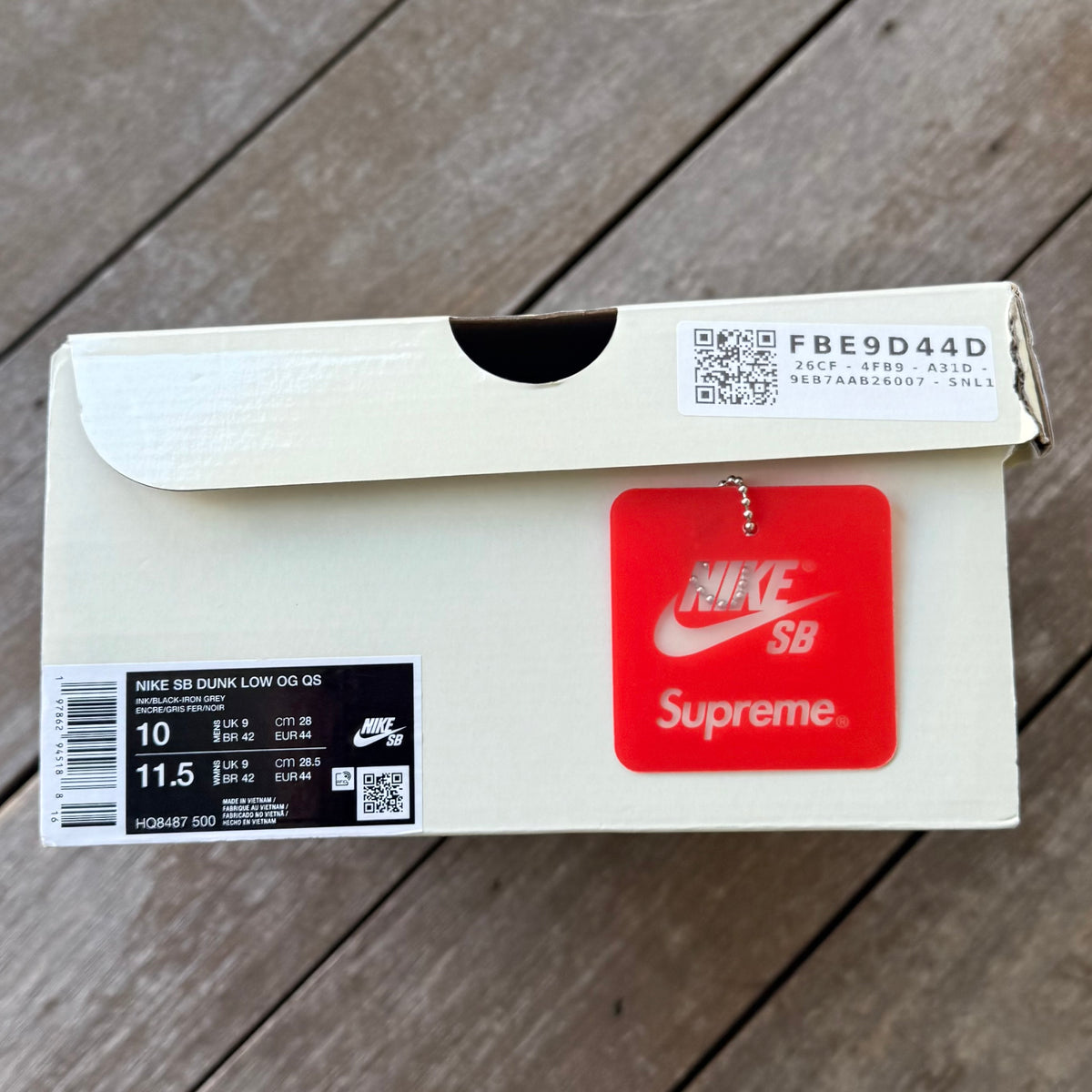 Nike SB Dunk Low Supreme ‘94 Ink Size 10