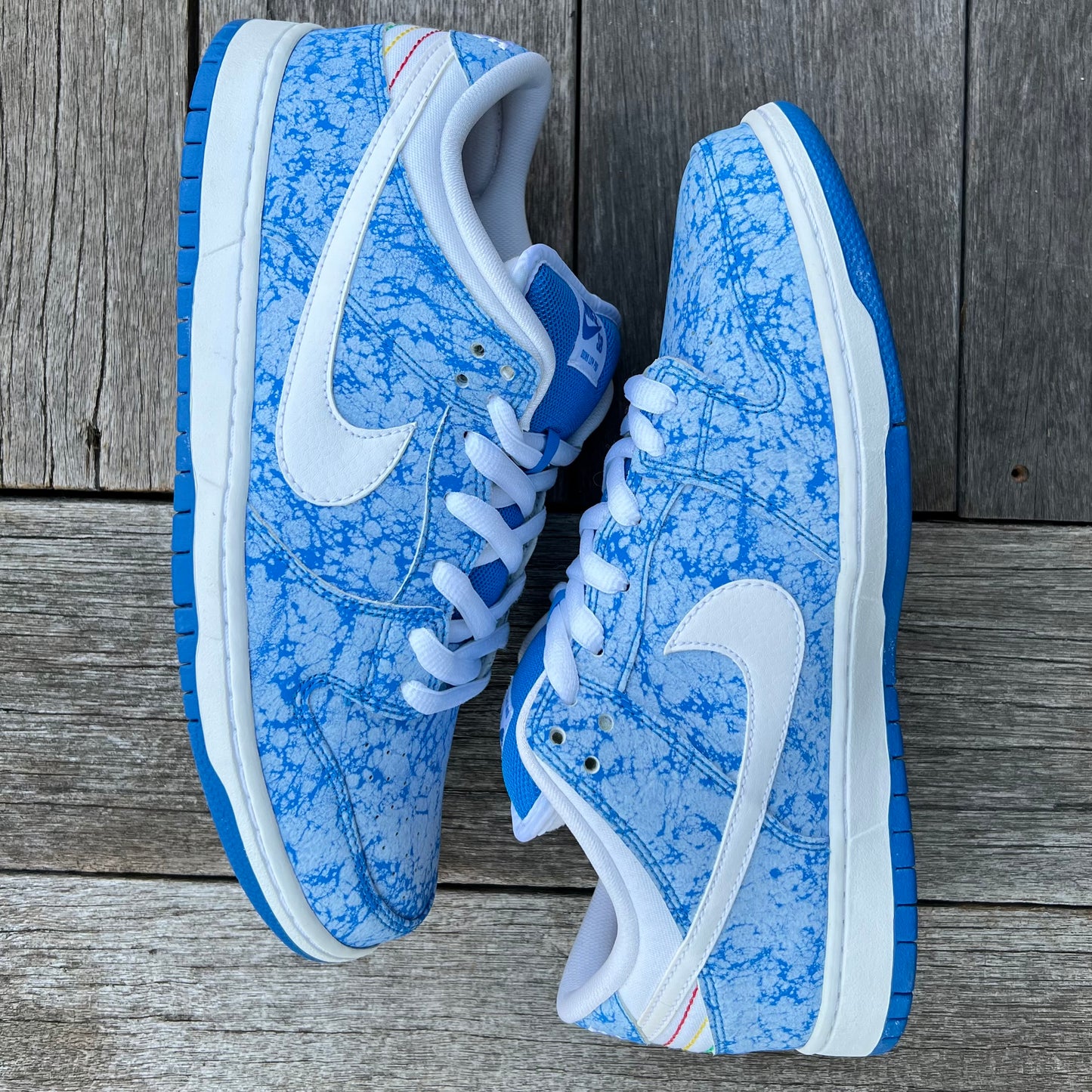 Nike SB Dunk Low Blue Marble Size 11